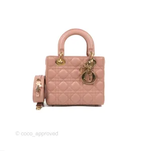 Christian Dior Lambskin My ABCDior Lady Dior Fard Gold Hardware