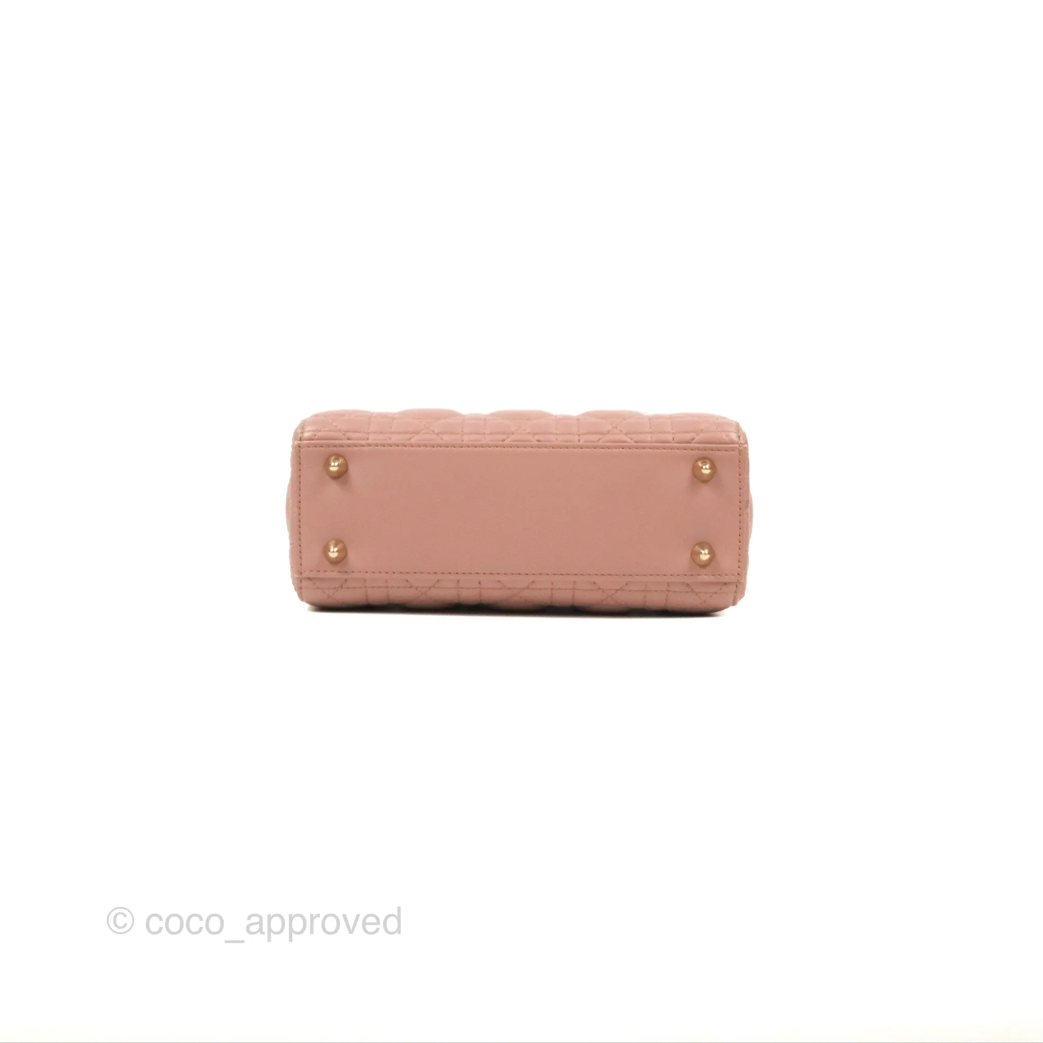 Christian Dior Lambskin My ABCDior Lady Dior Fard Gold Hardware
