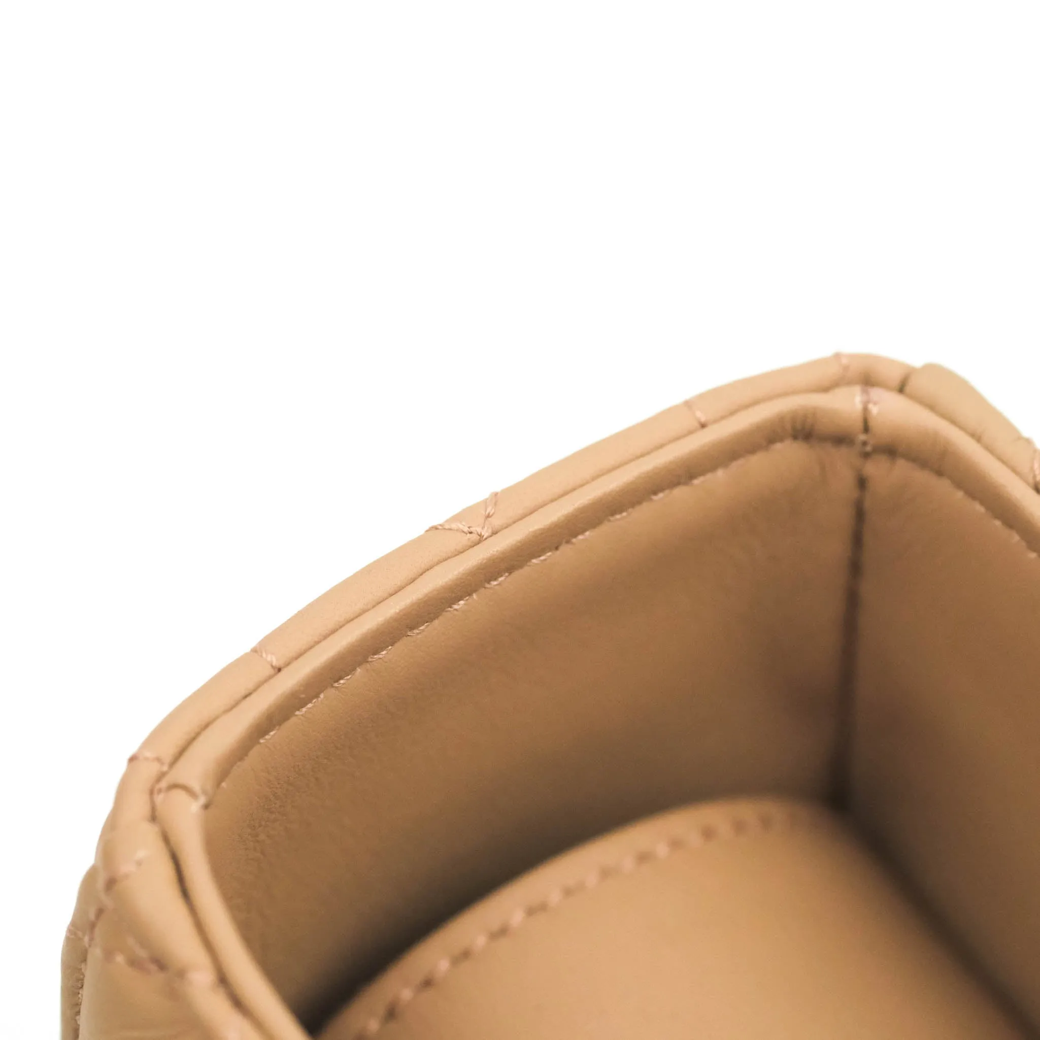 Christian Dior Lambskin My ABCDior Lady Dior Matte Dark Beige Matte Hardware
