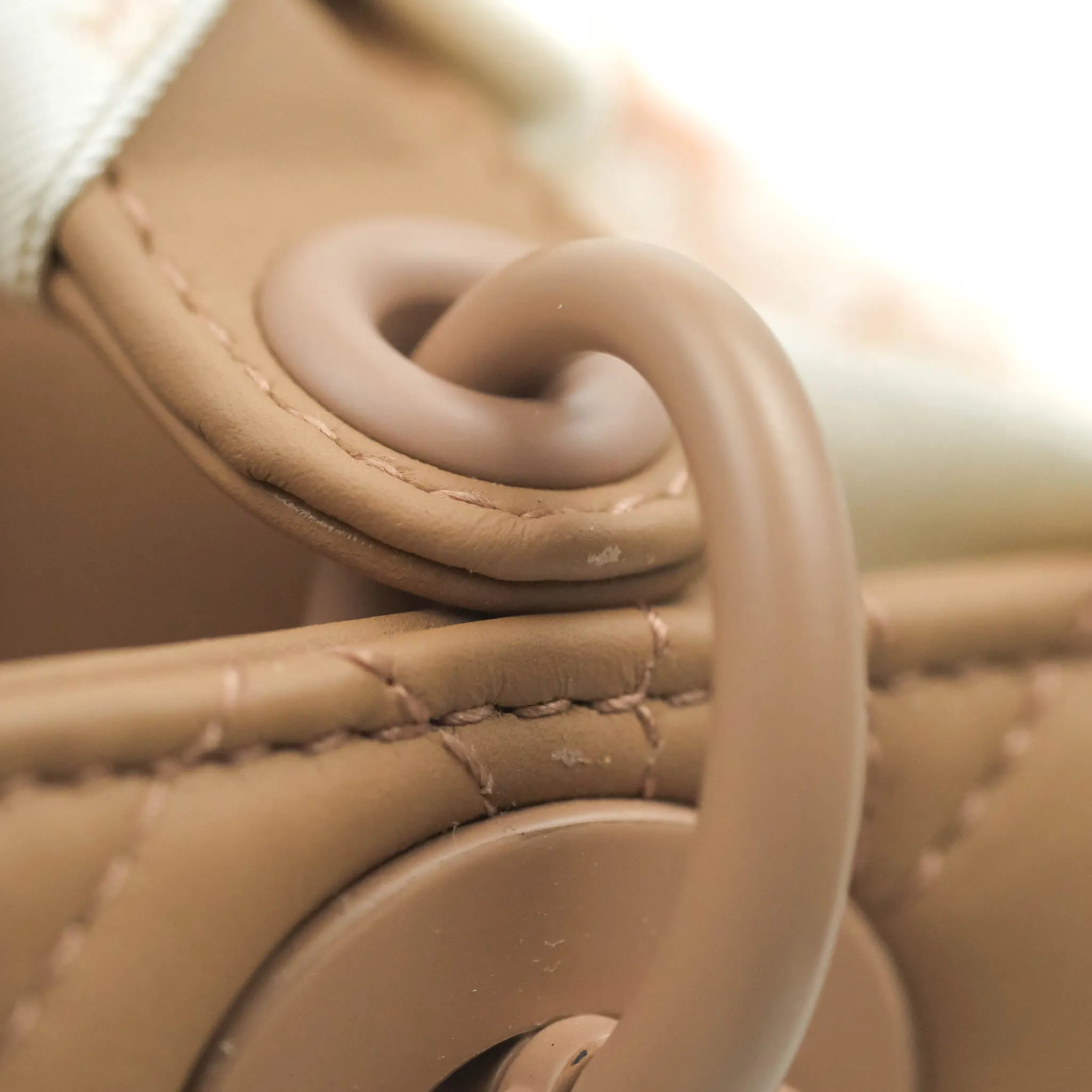 Christian Dior Lambskin My ABCDior Lady Dior Matte Dark Beige Matte Hardware
