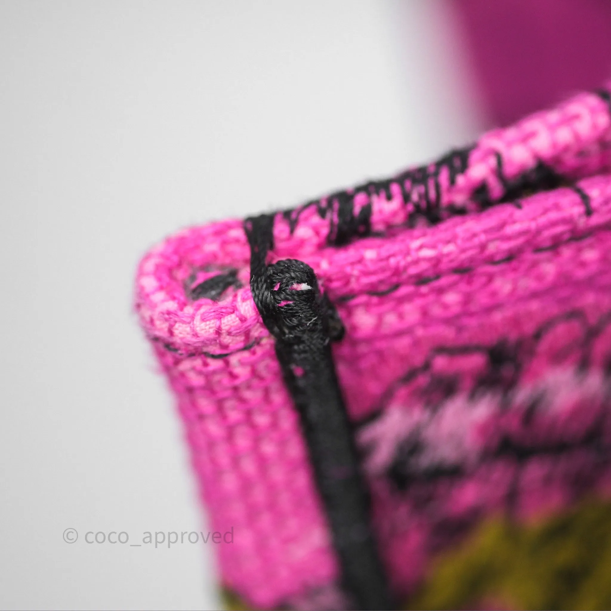 Christian Dior Large Pink Book Tote Canvas