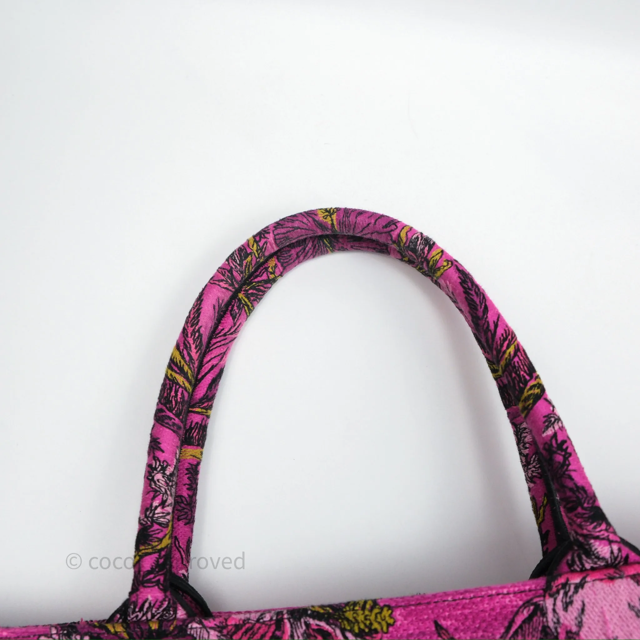 Christian Dior Large Pink Book Tote Canvas