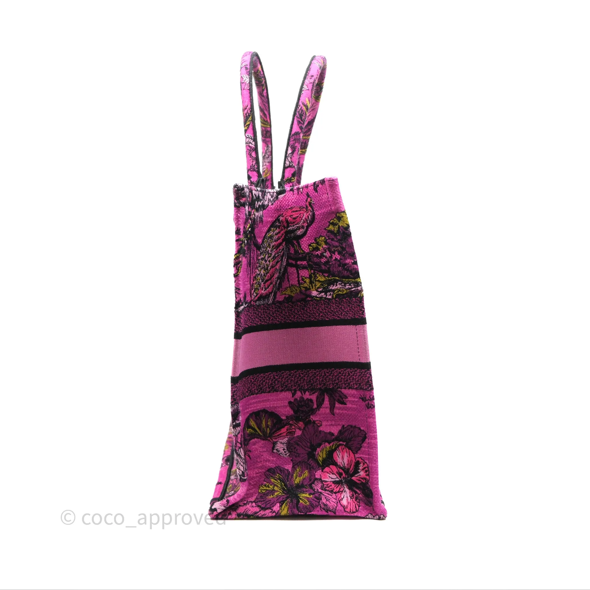 Christian Dior Large Pink Book Tote Canvas