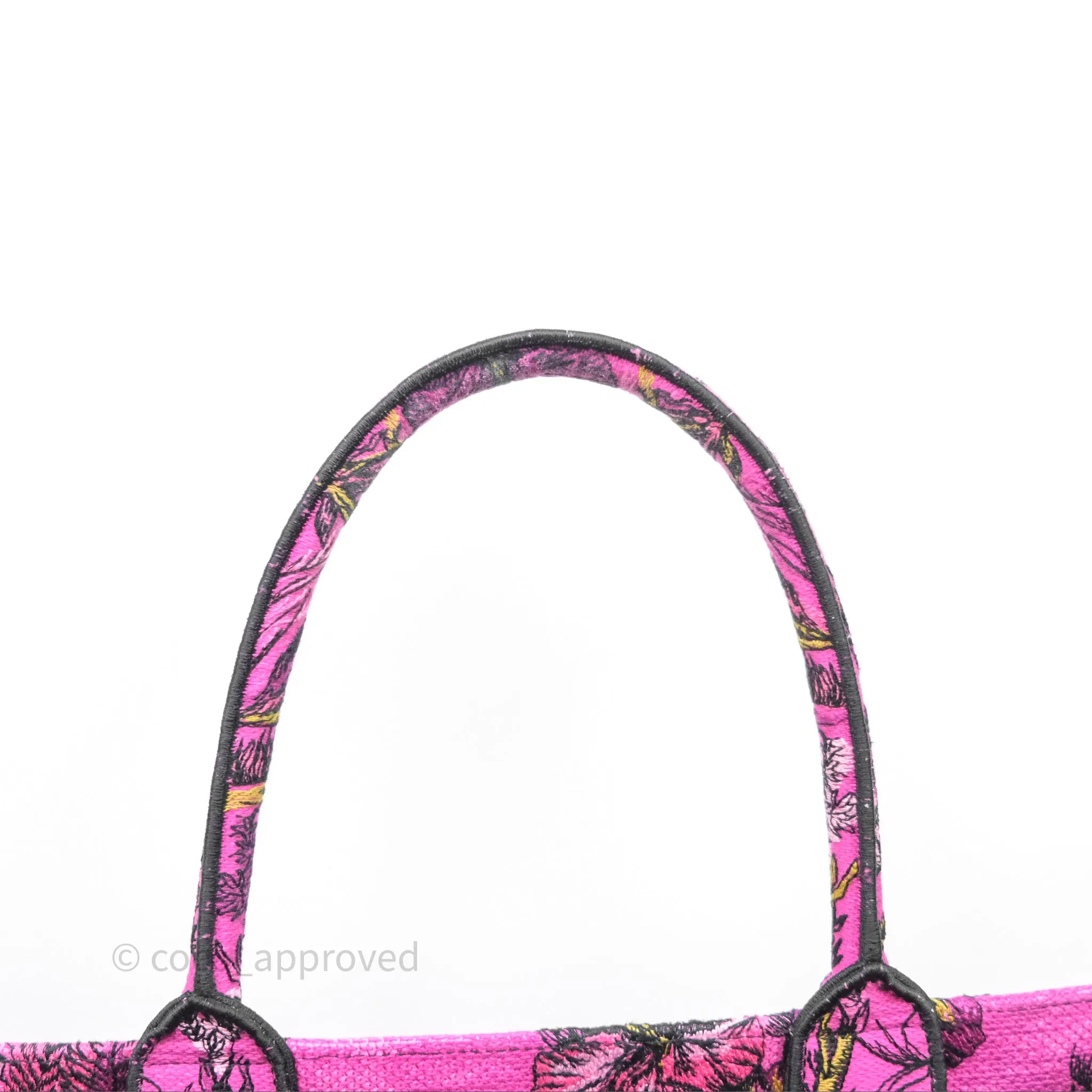 Christian Dior Large Pink Book Tote Canvas