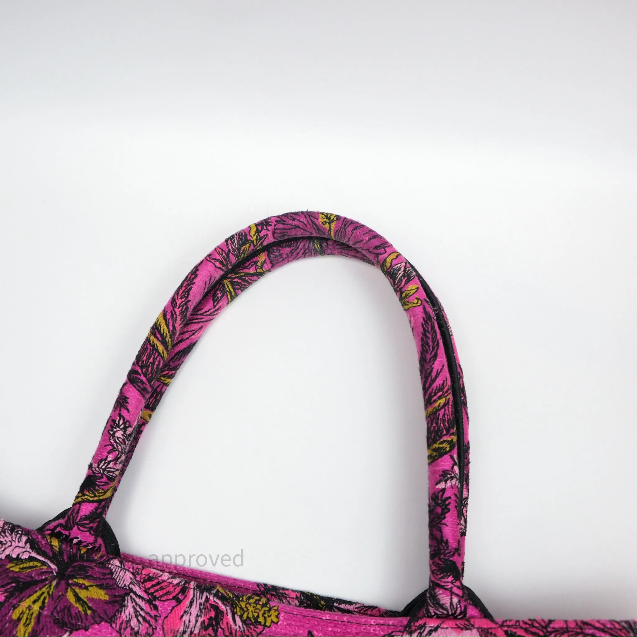 Christian Dior Large Pink Book Tote Canvas