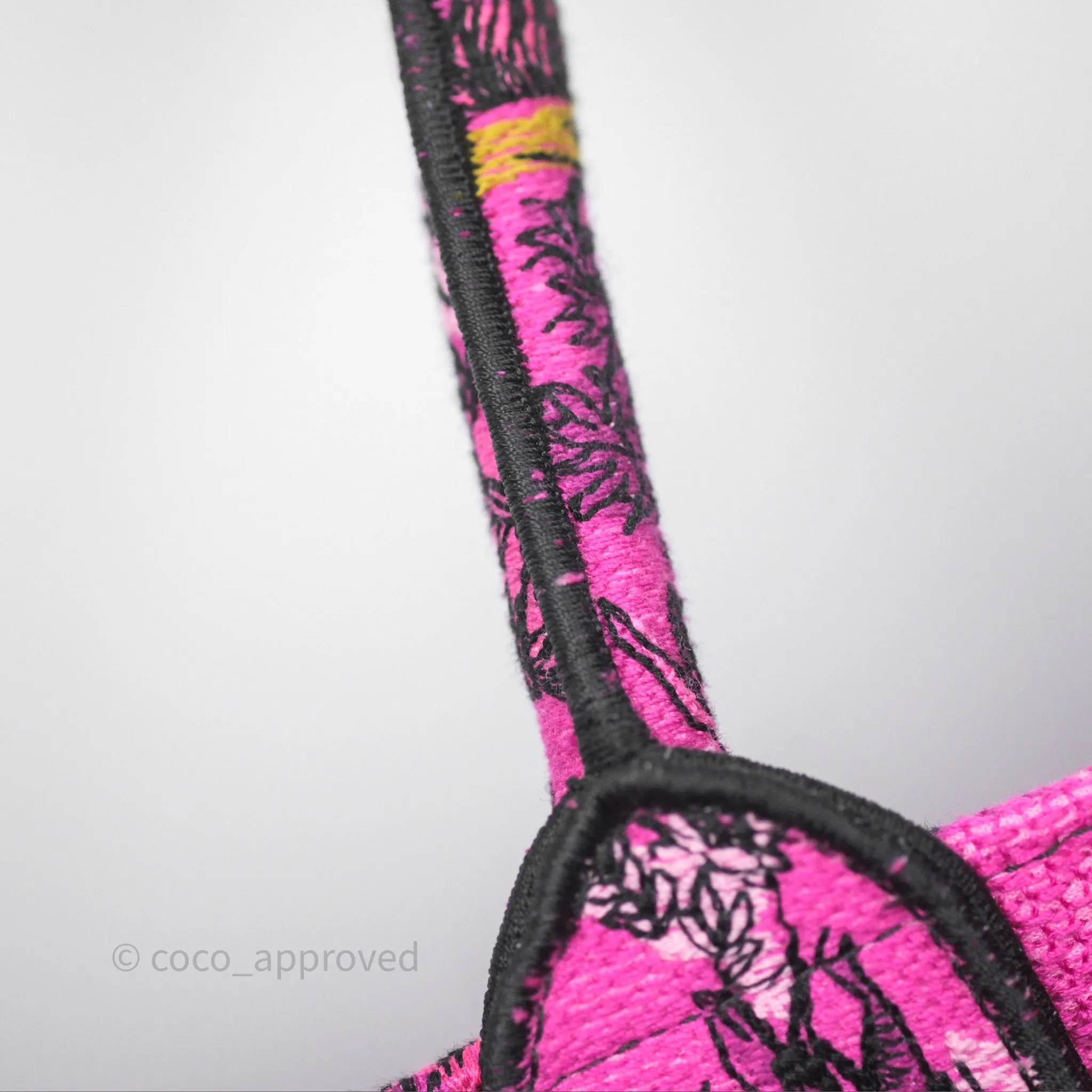 Christian Dior Large Pink Book Tote Canvas