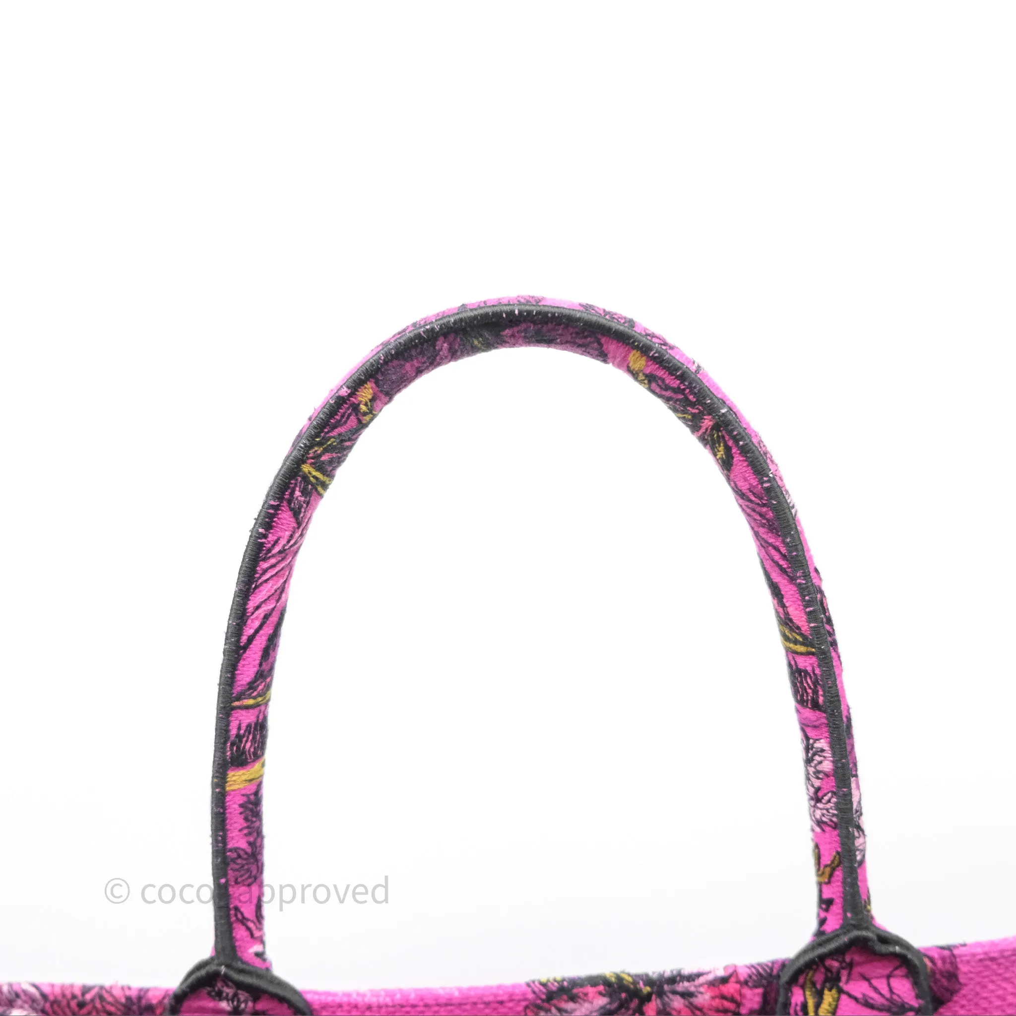 Christian Dior Large Pink Book Tote Canvas