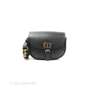 Christian Dior Medium Bobby Flap Black Box Calfskin