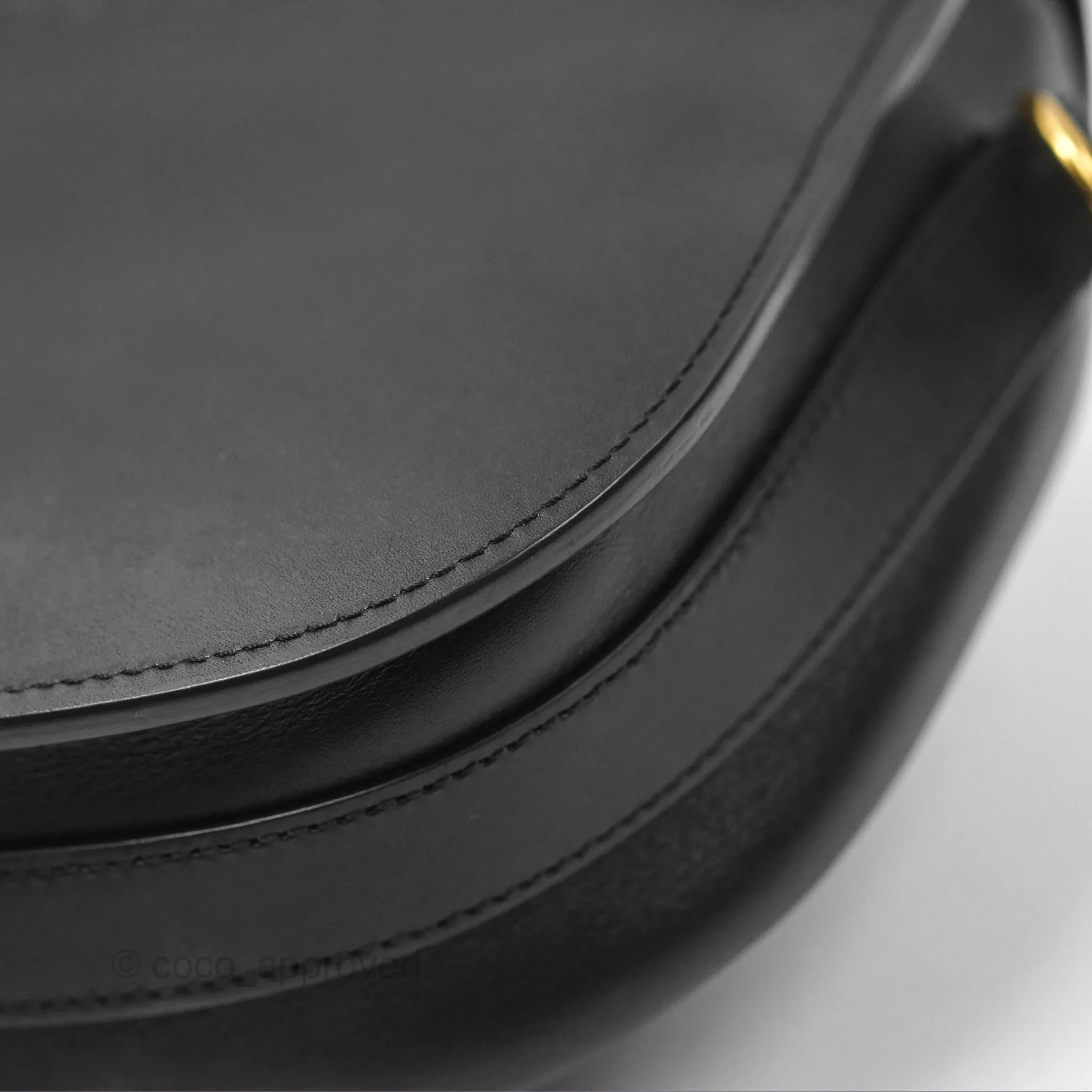 Christian Dior Medium Bobby Flap Black Box Calfskin