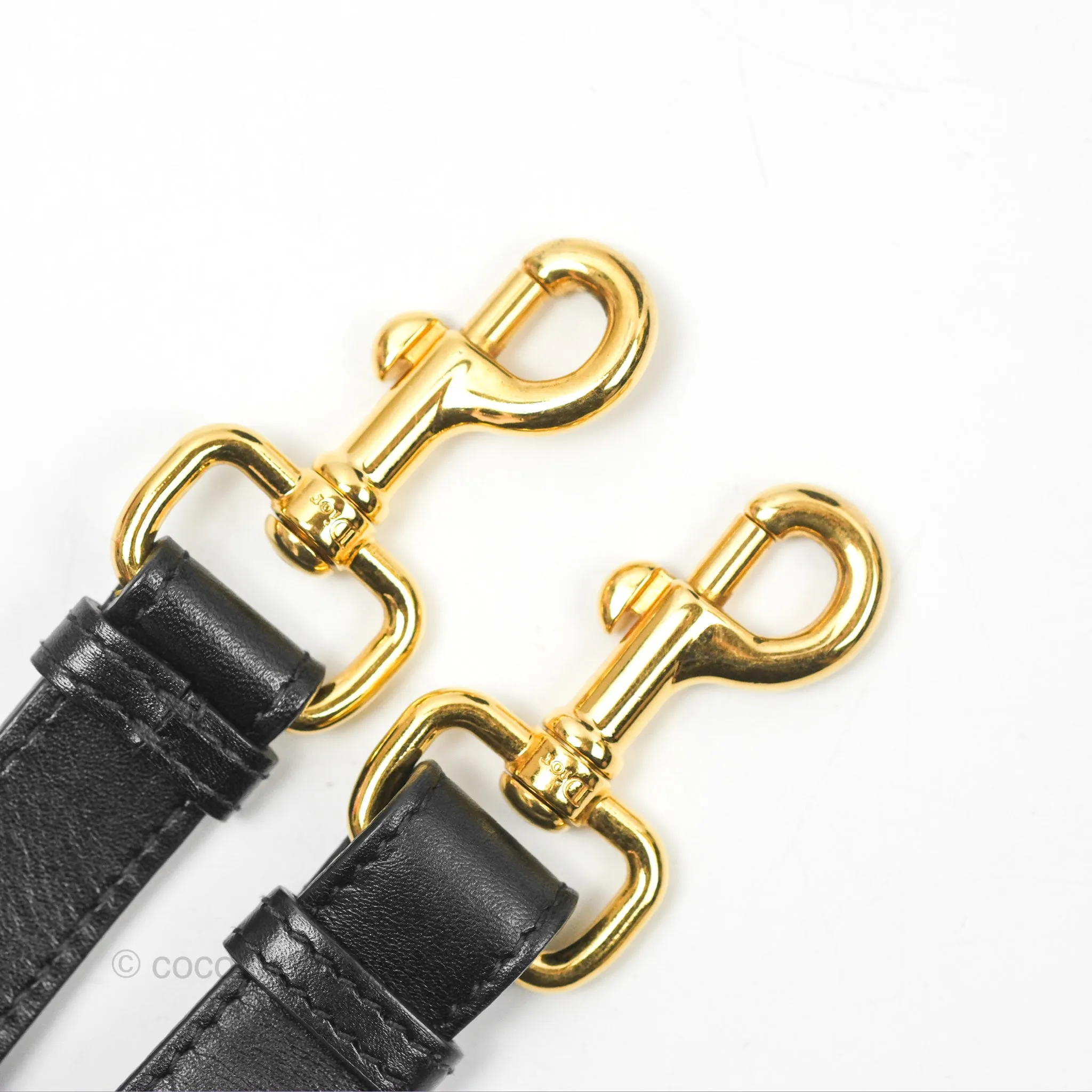 Christian Dior Medium Bobby Flap Black Box Calfskin