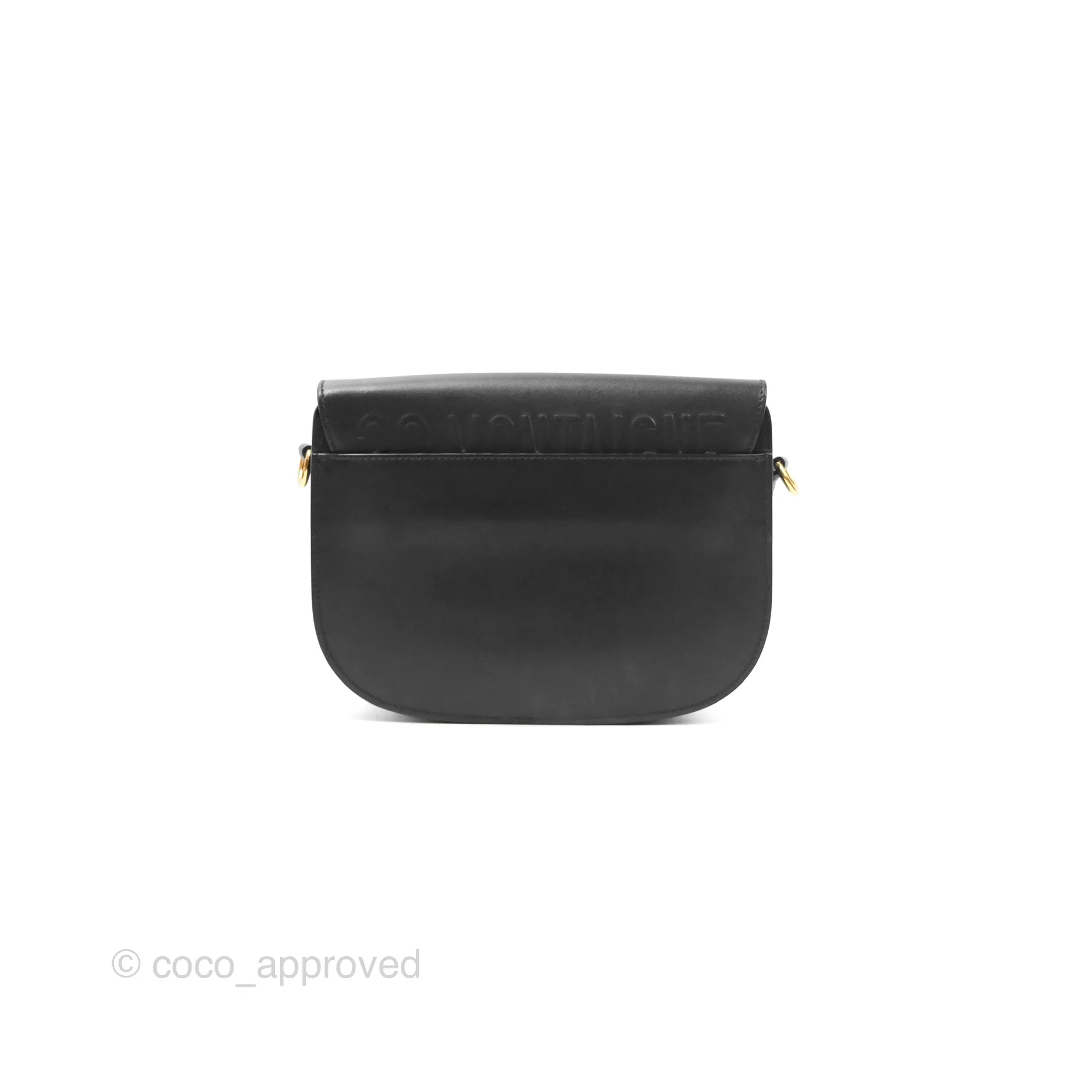 Christian Dior Medium Bobby Flap Black Box Calfskin