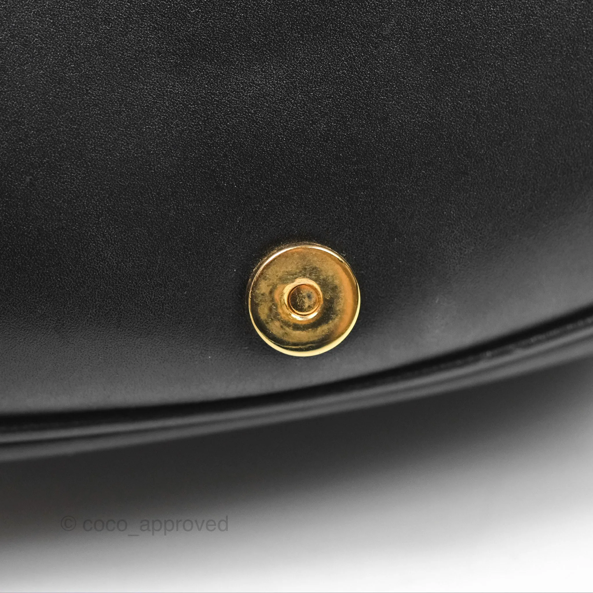Christian Dior Medium Bobby Flap Black Box Calfskin