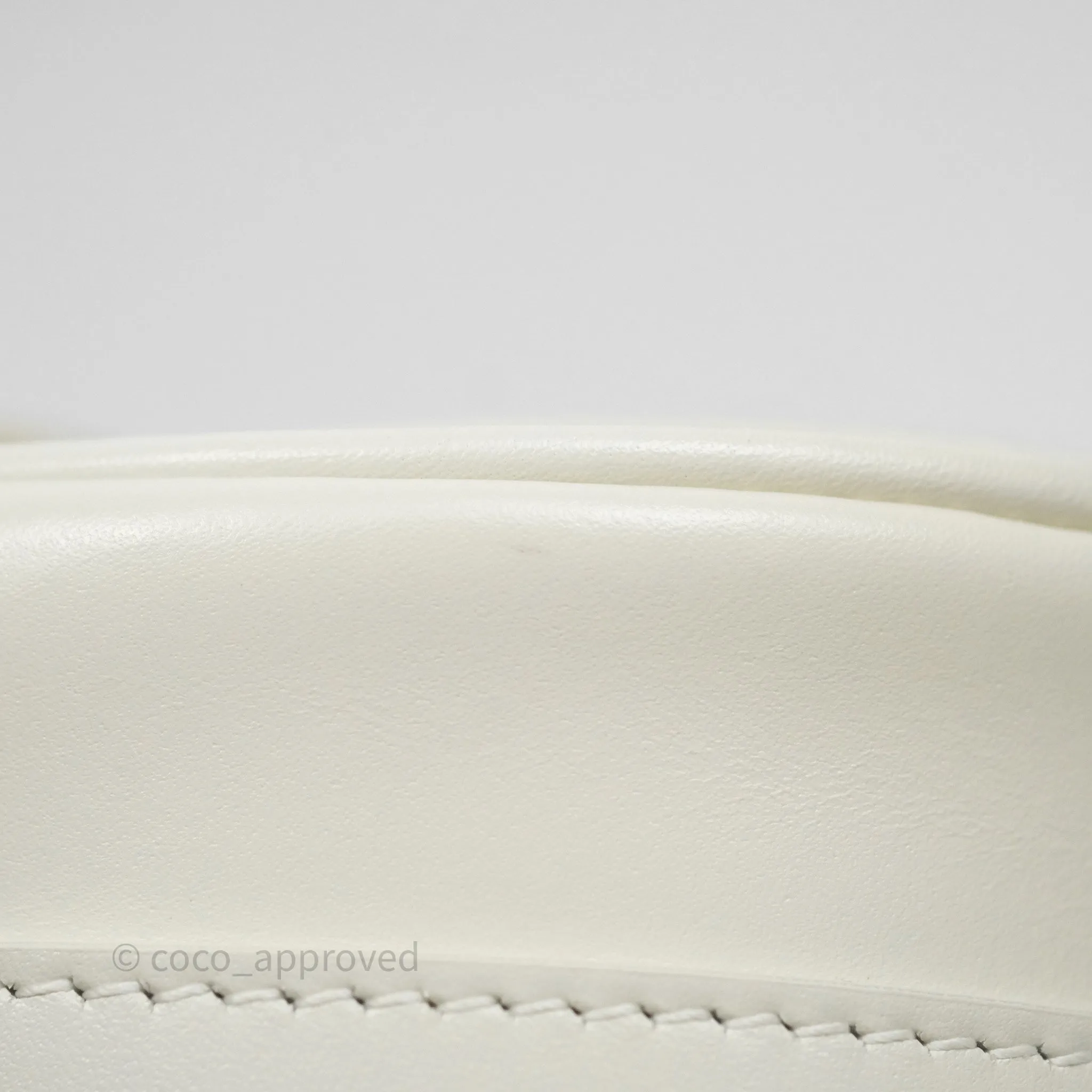 Christian Dior Medium Bobby Flap White Box Calfskin