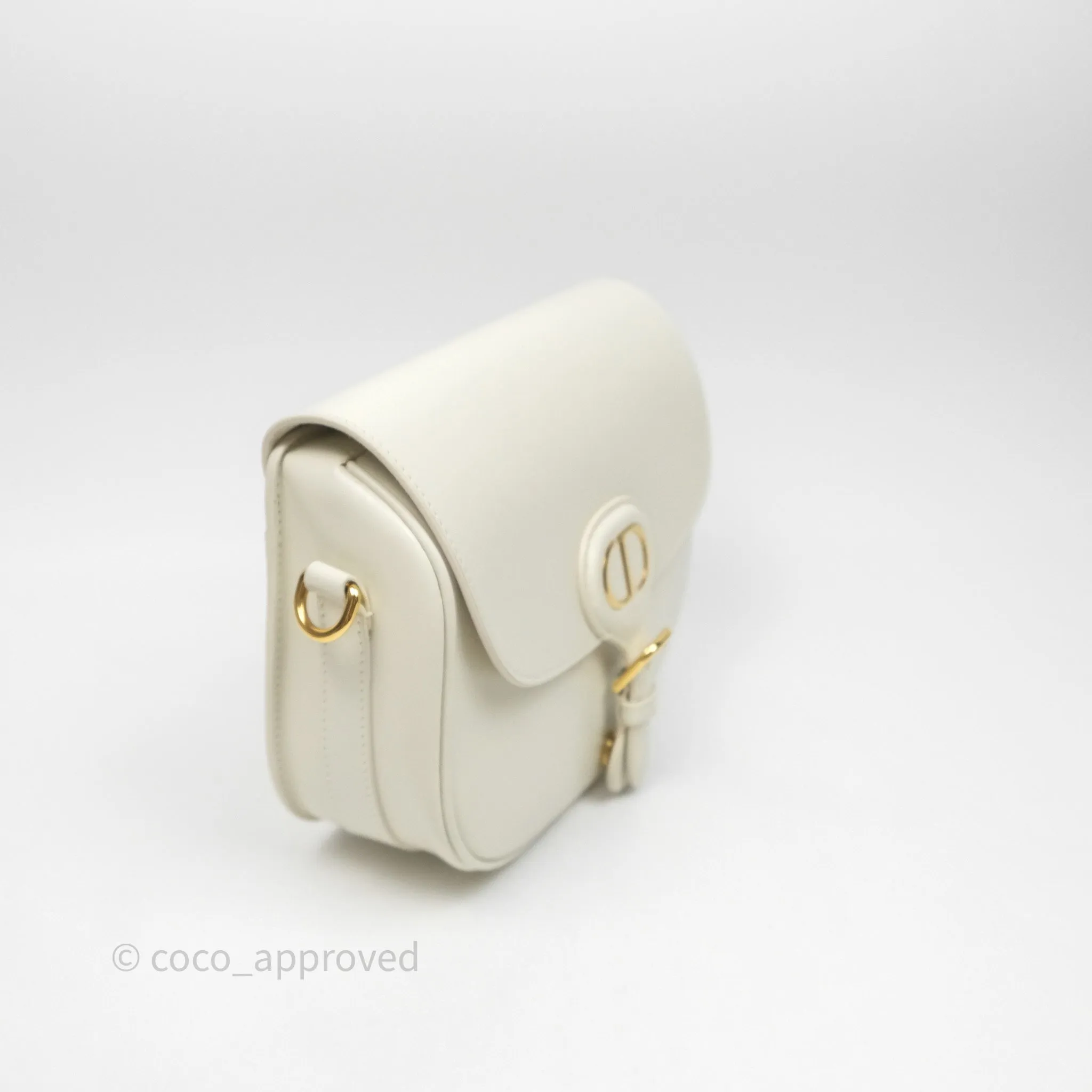 Christian Dior Medium Bobby Flap White Box Calfskin