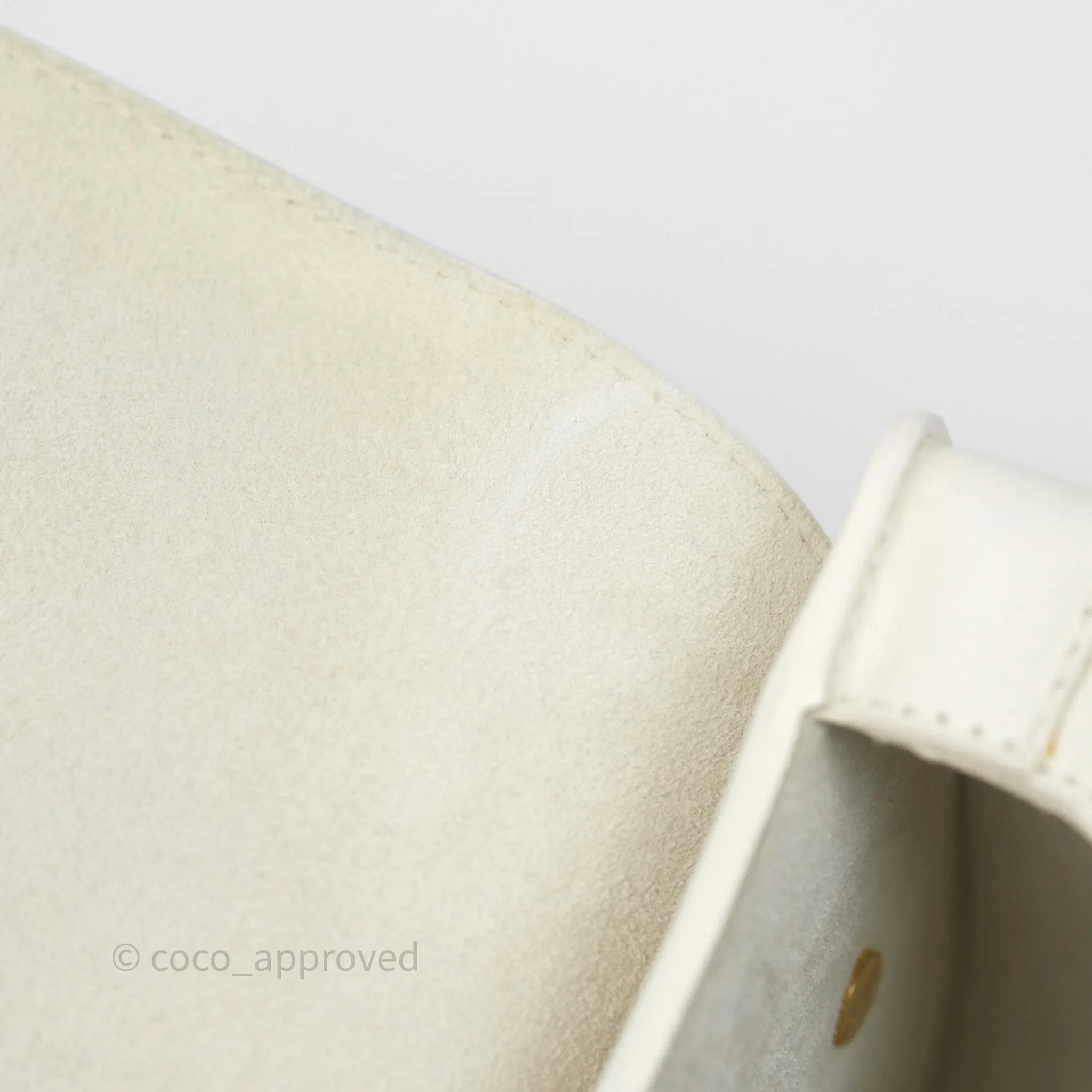 Christian Dior Medium Bobby Flap White Box Calfskin