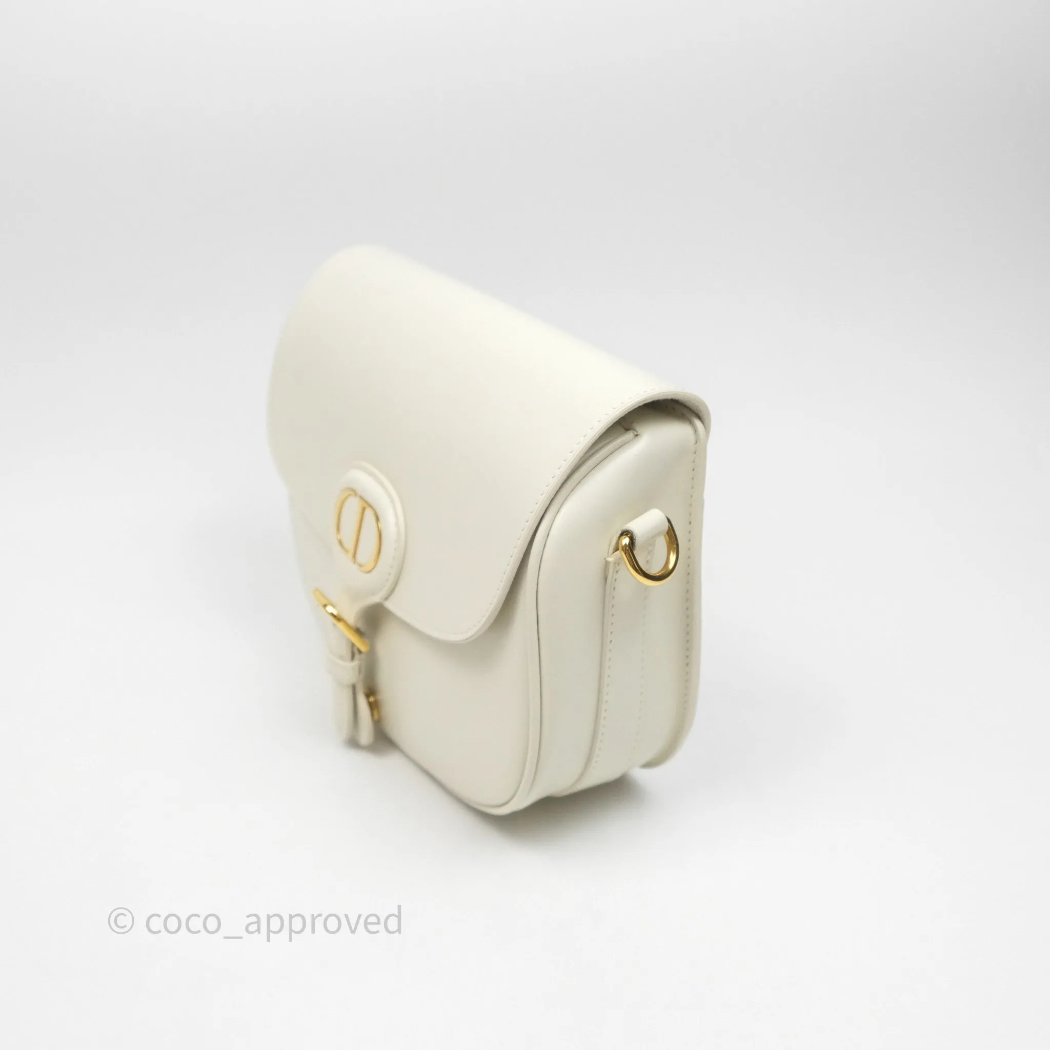 Christian Dior Medium Bobby Flap White Box Calfskin