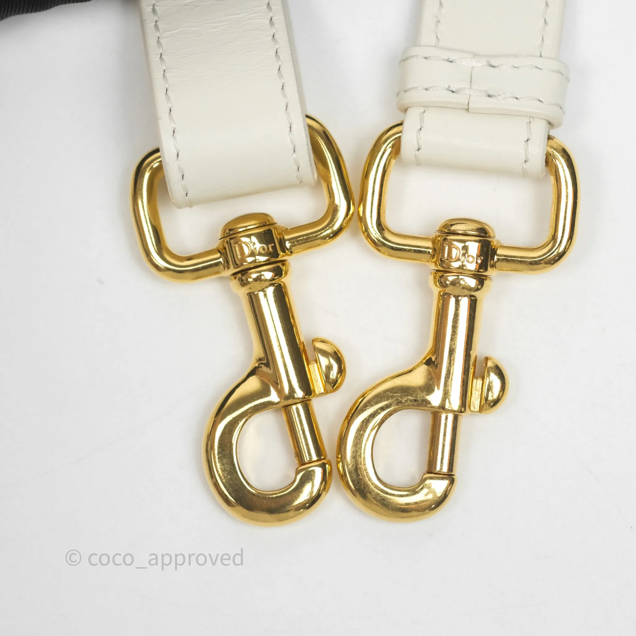 Christian Dior Medium Bobby Flap White Box Calfskin