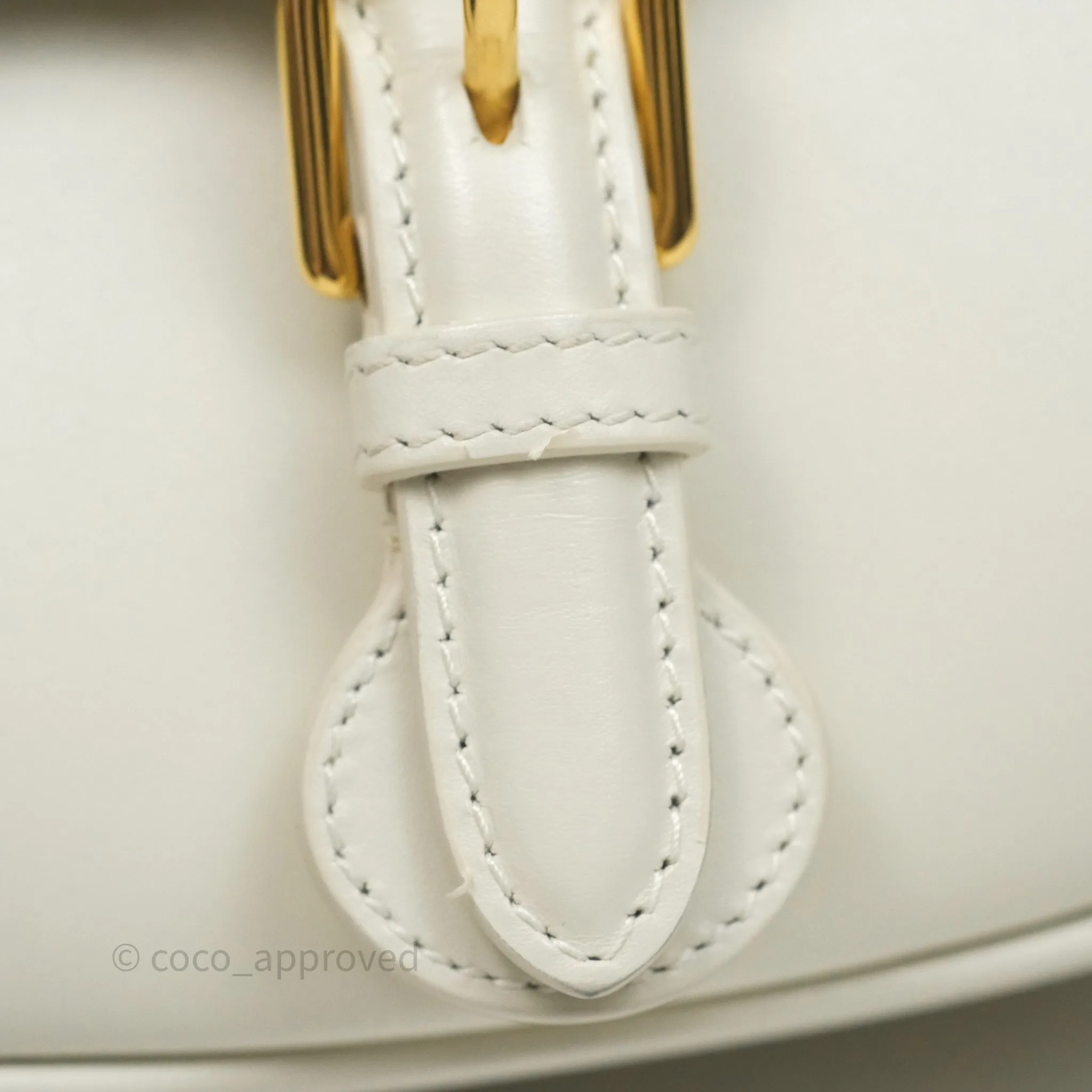 Christian Dior Medium Bobby Flap White Box Calfskin