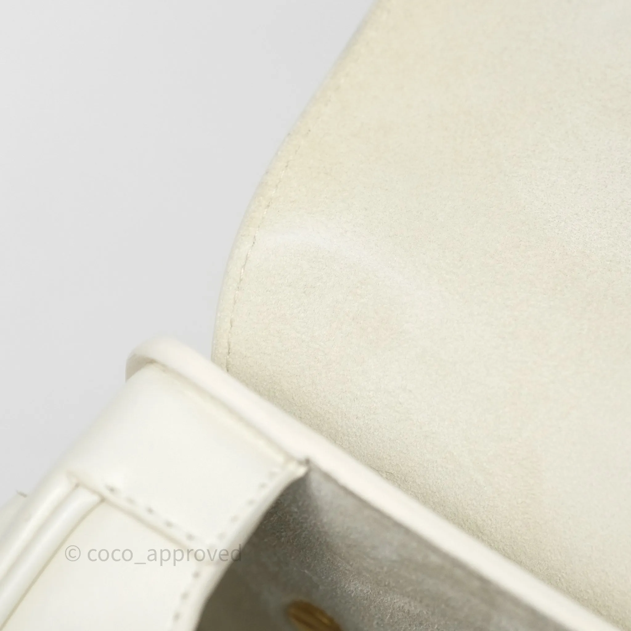 Christian Dior Medium Bobby Flap White Box Calfskin