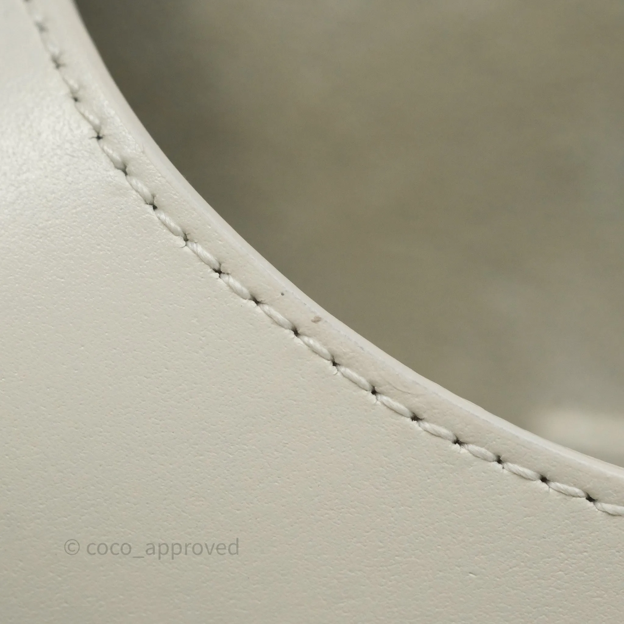 Christian Dior Medium Bobby Flap White Box Calfskin