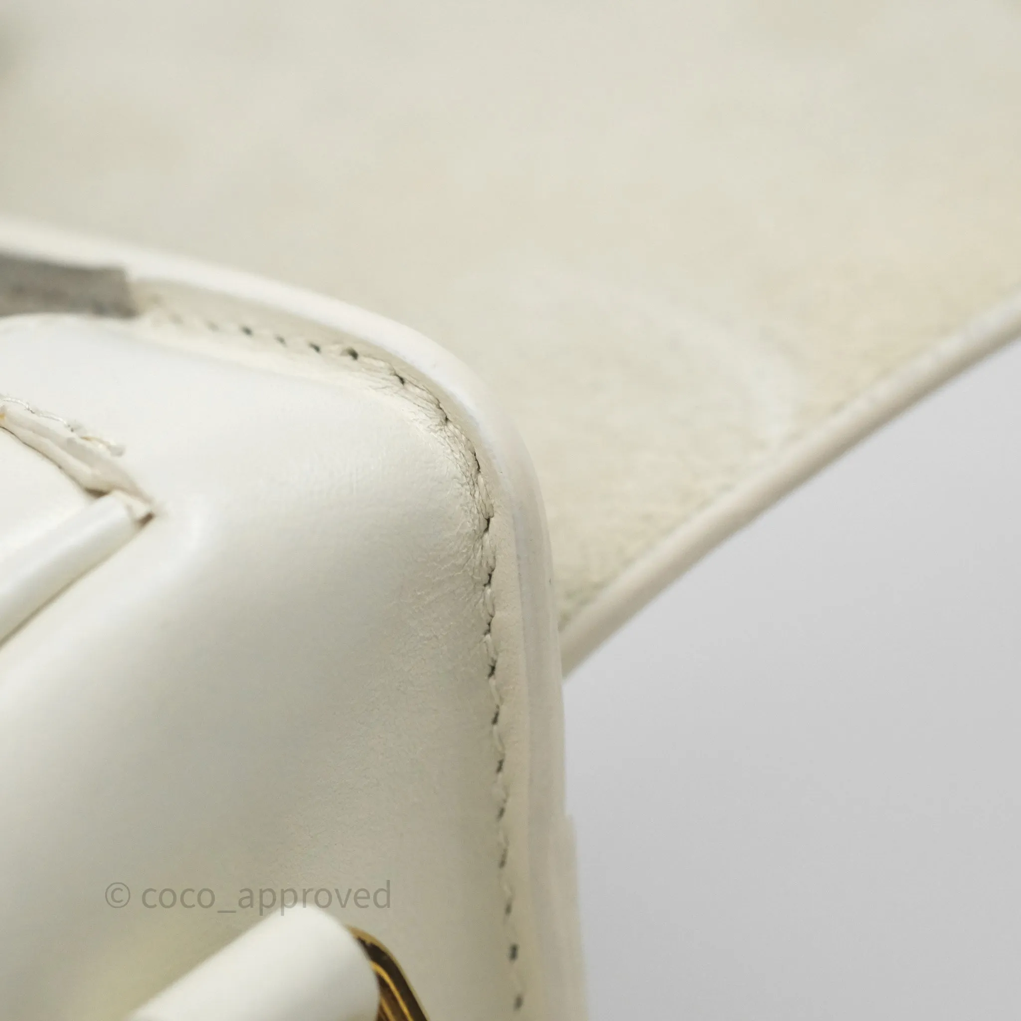 Christian Dior Medium Bobby Flap White Box Calfskin