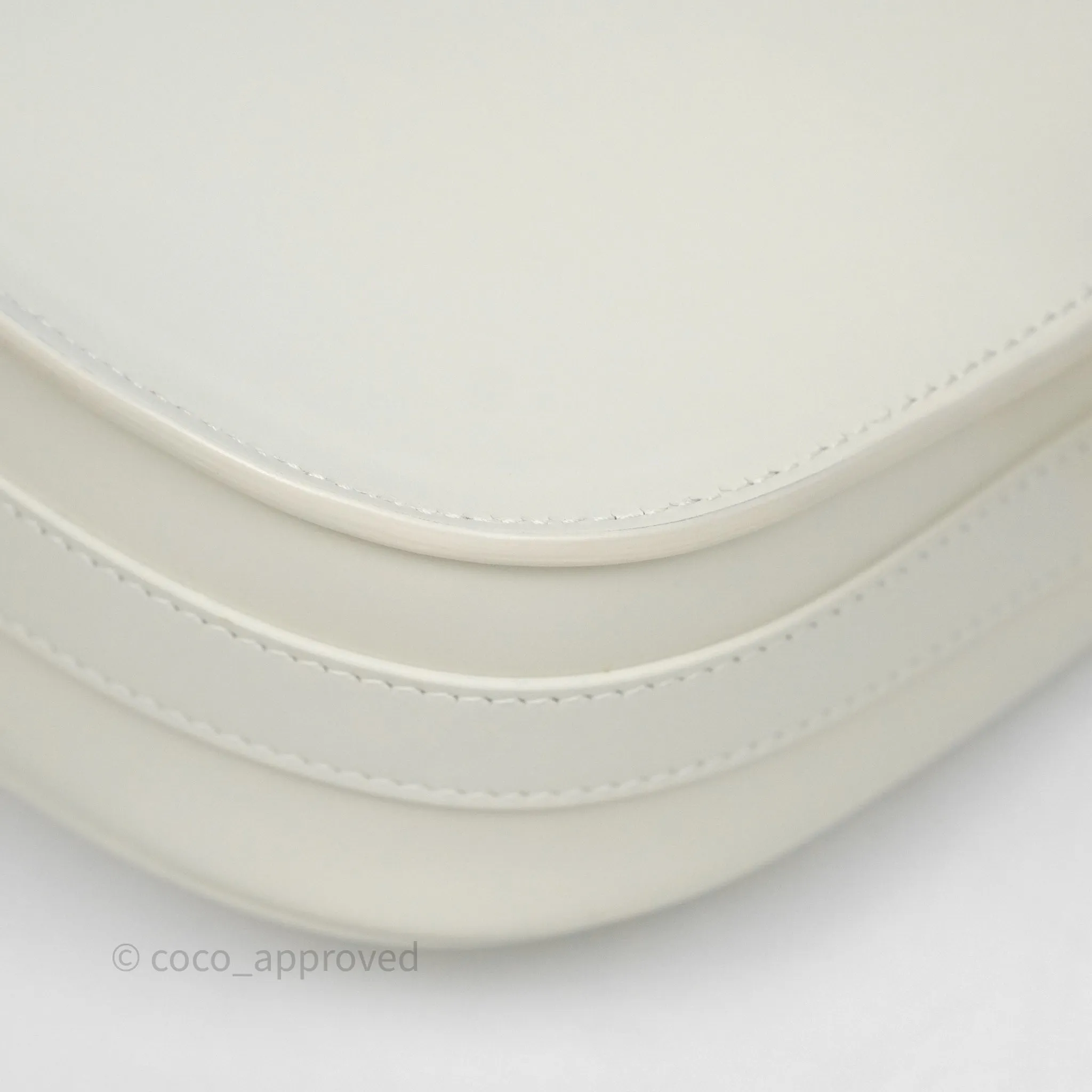 Christian Dior Medium Bobby Flap White Box Calfskin