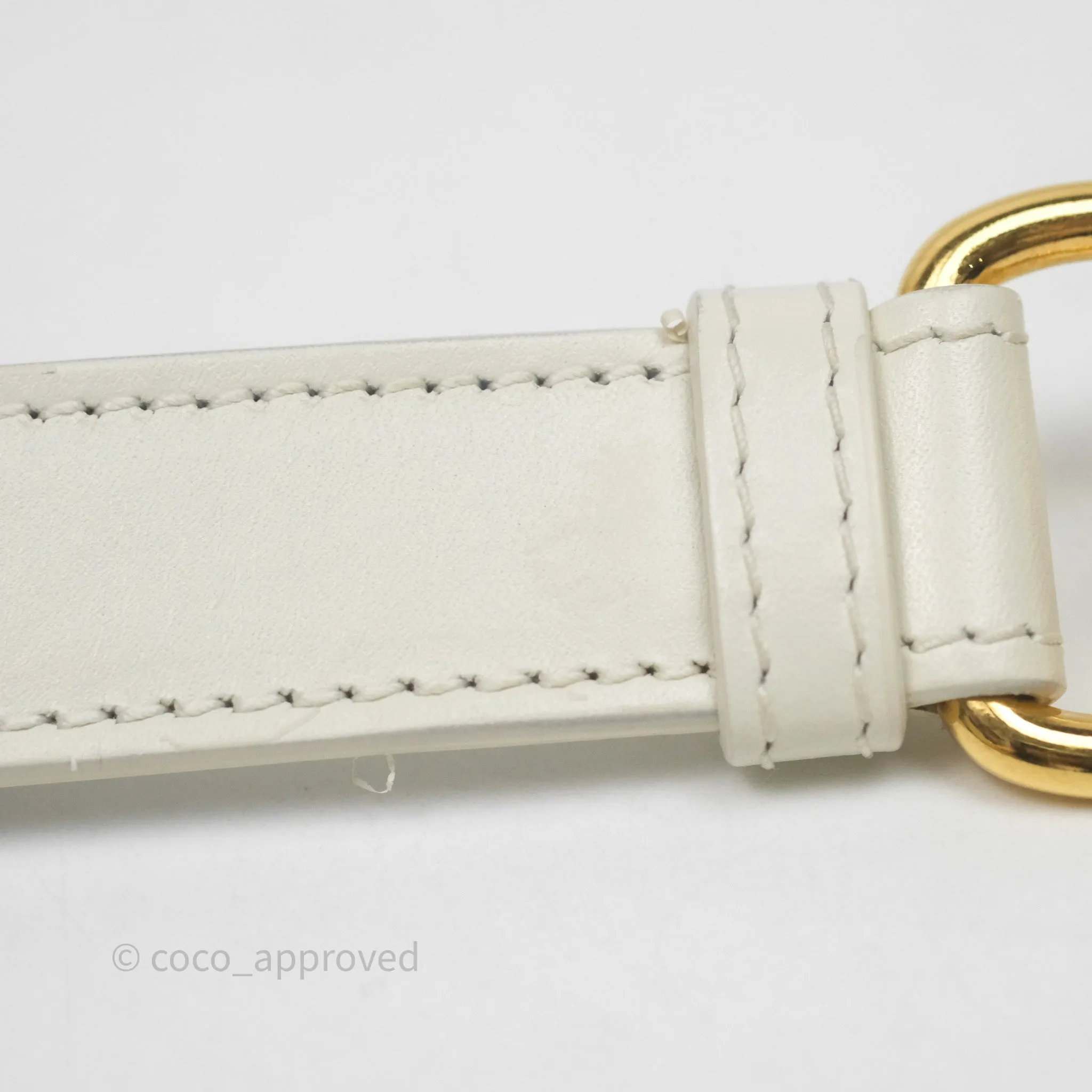 Christian Dior Medium Bobby Flap White Box Calfskin