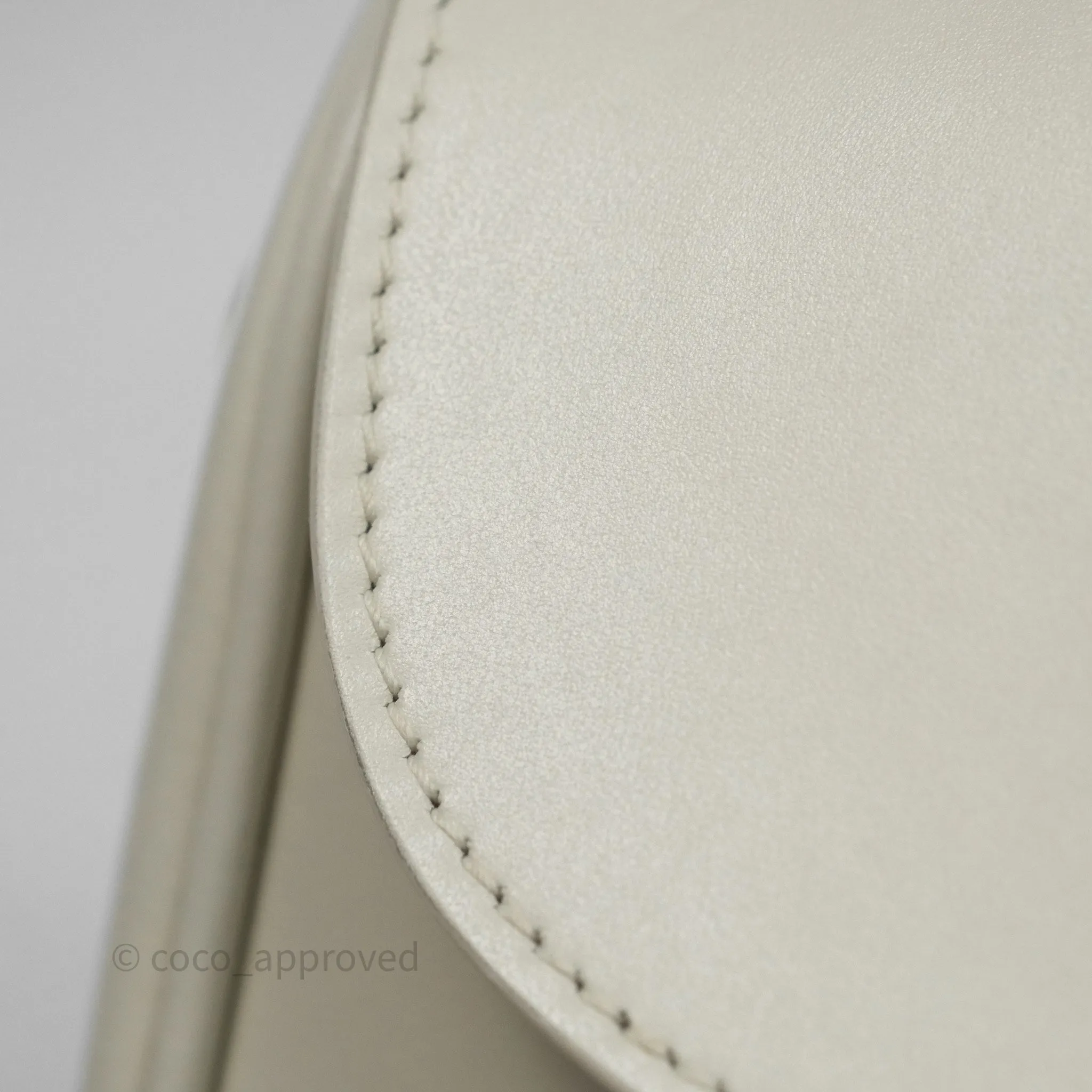 Christian Dior Medium Bobby Flap White Box Calfskin