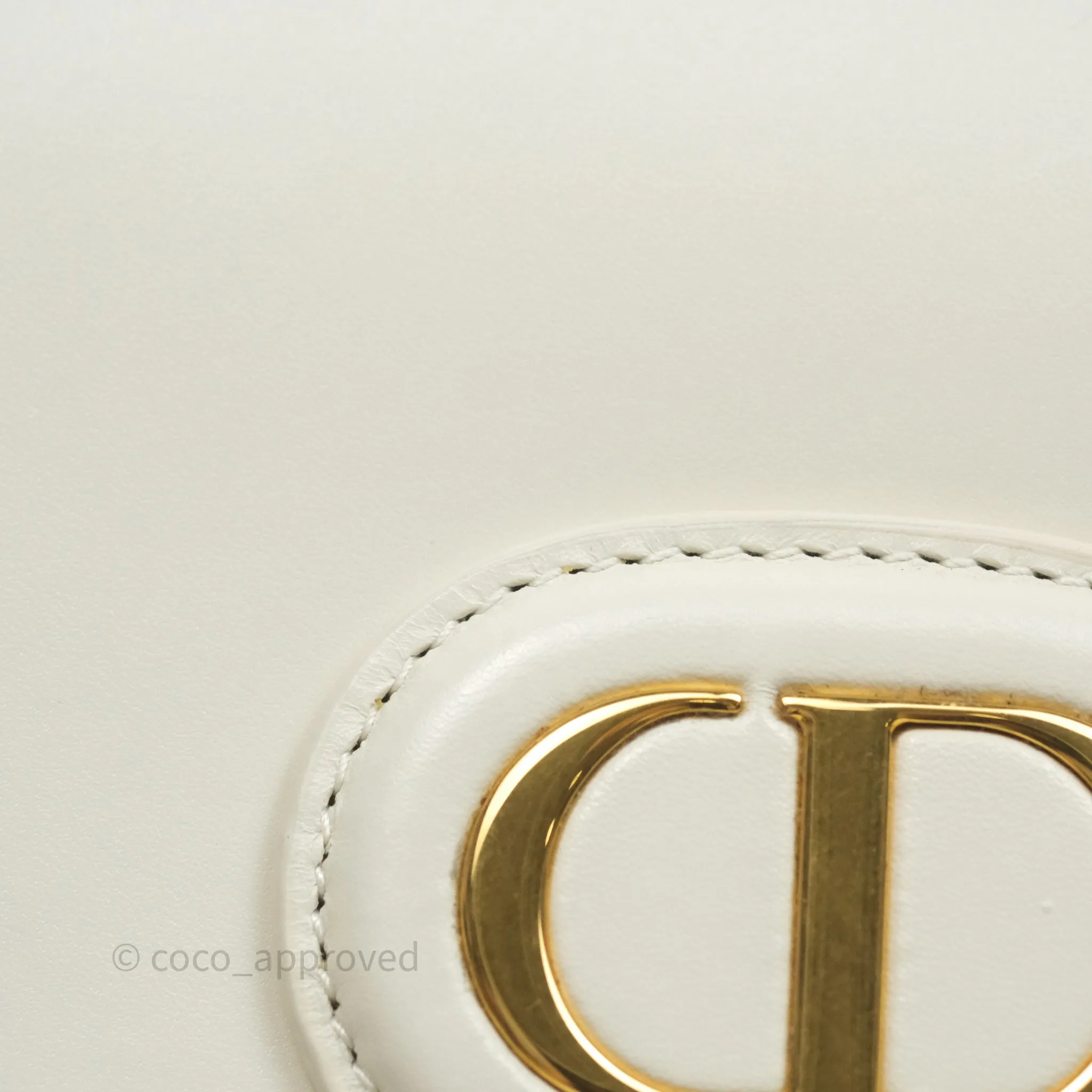 Christian Dior Medium Bobby Flap White Box Calfskin