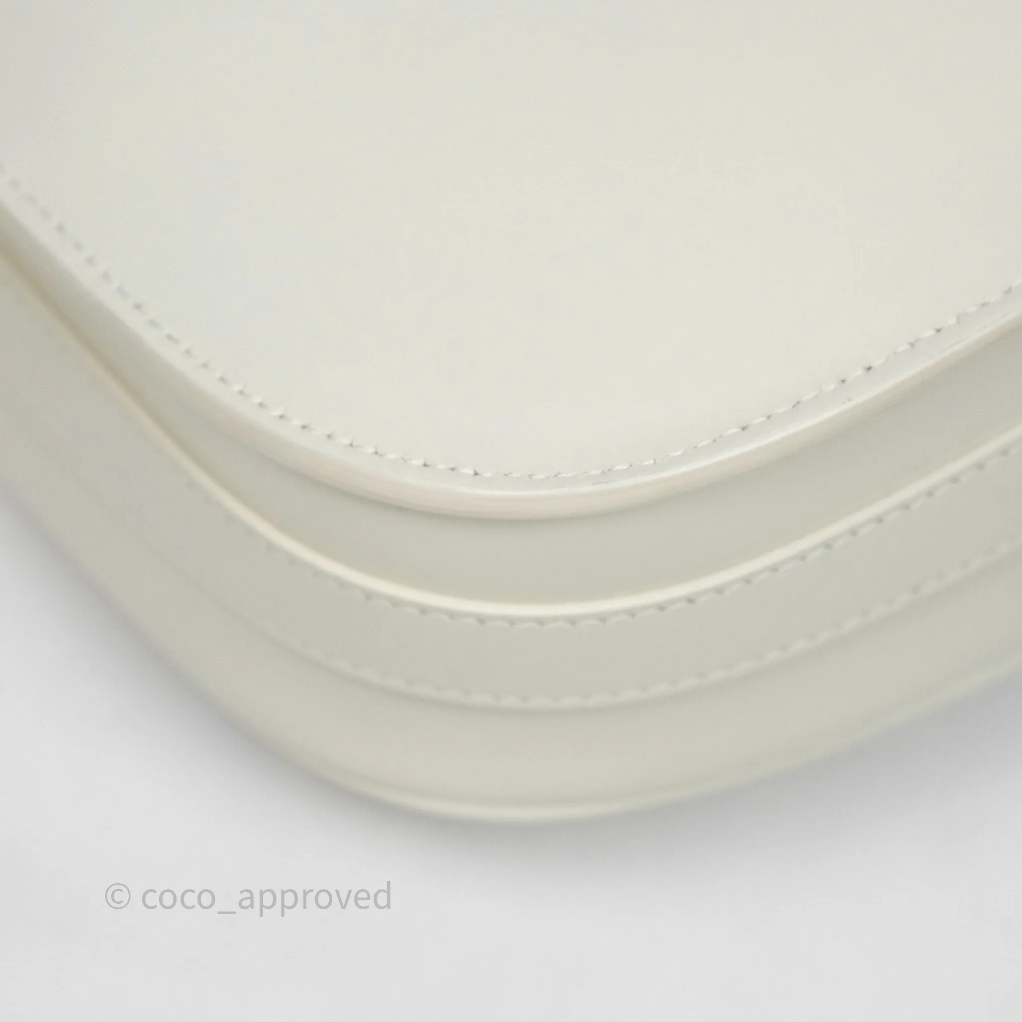 Christian Dior Medium Bobby Flap White Box Calfskin