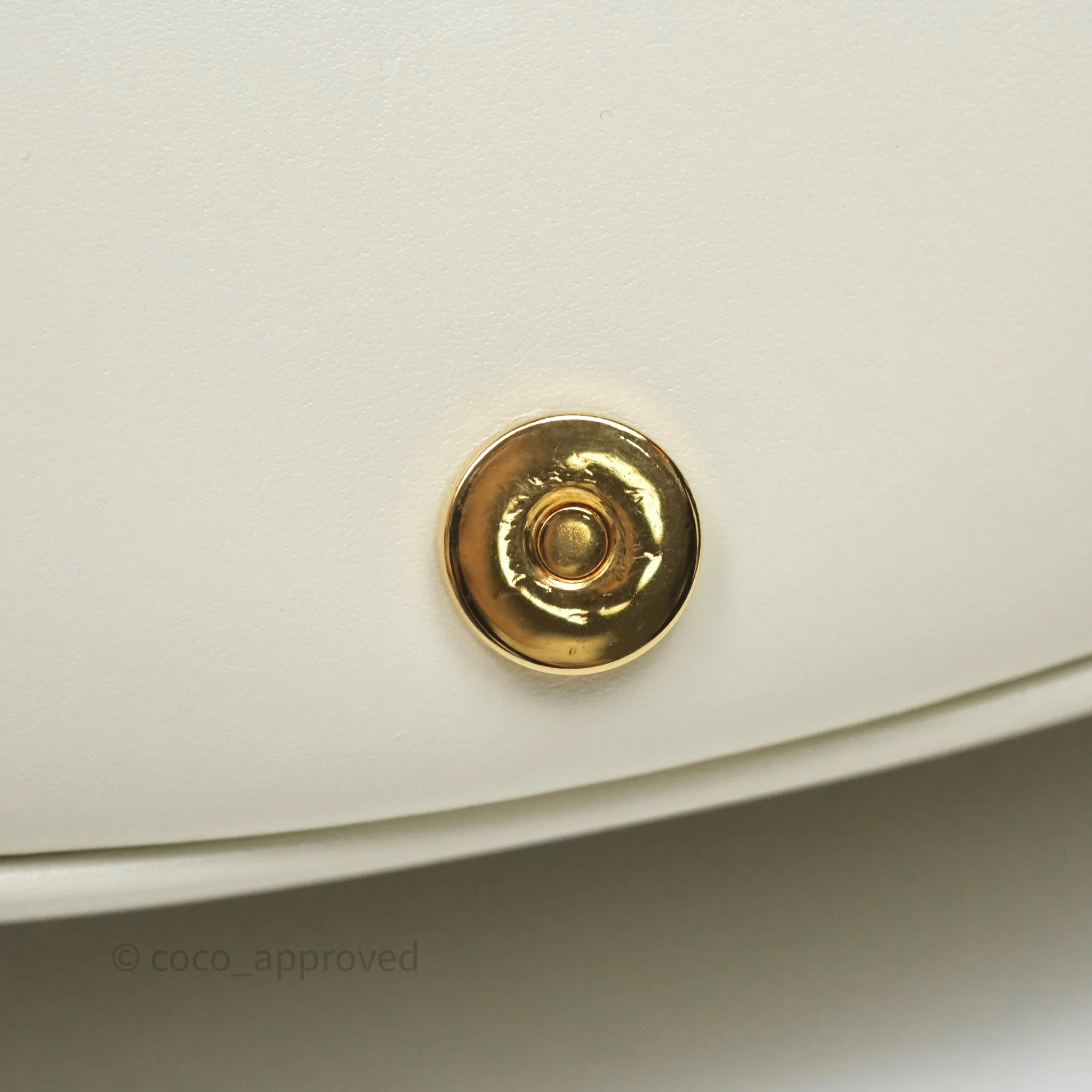 Christian Dior Medium Bobby Flap White Box Calfskin
