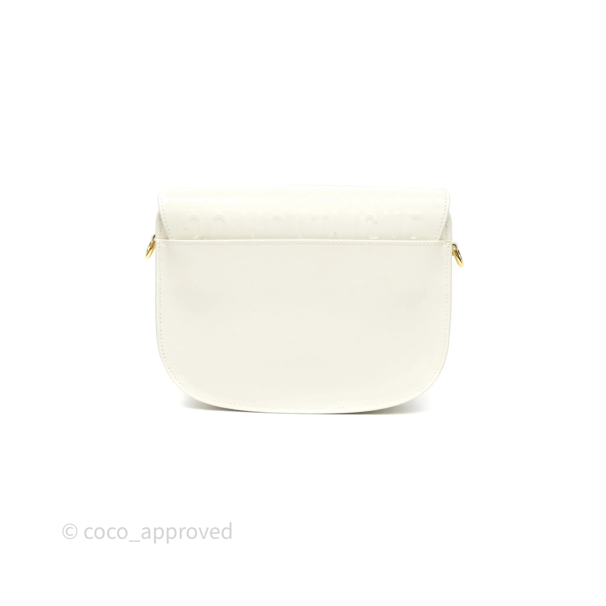 Christian Dior Medium Bobby Flap White Box Calfskin