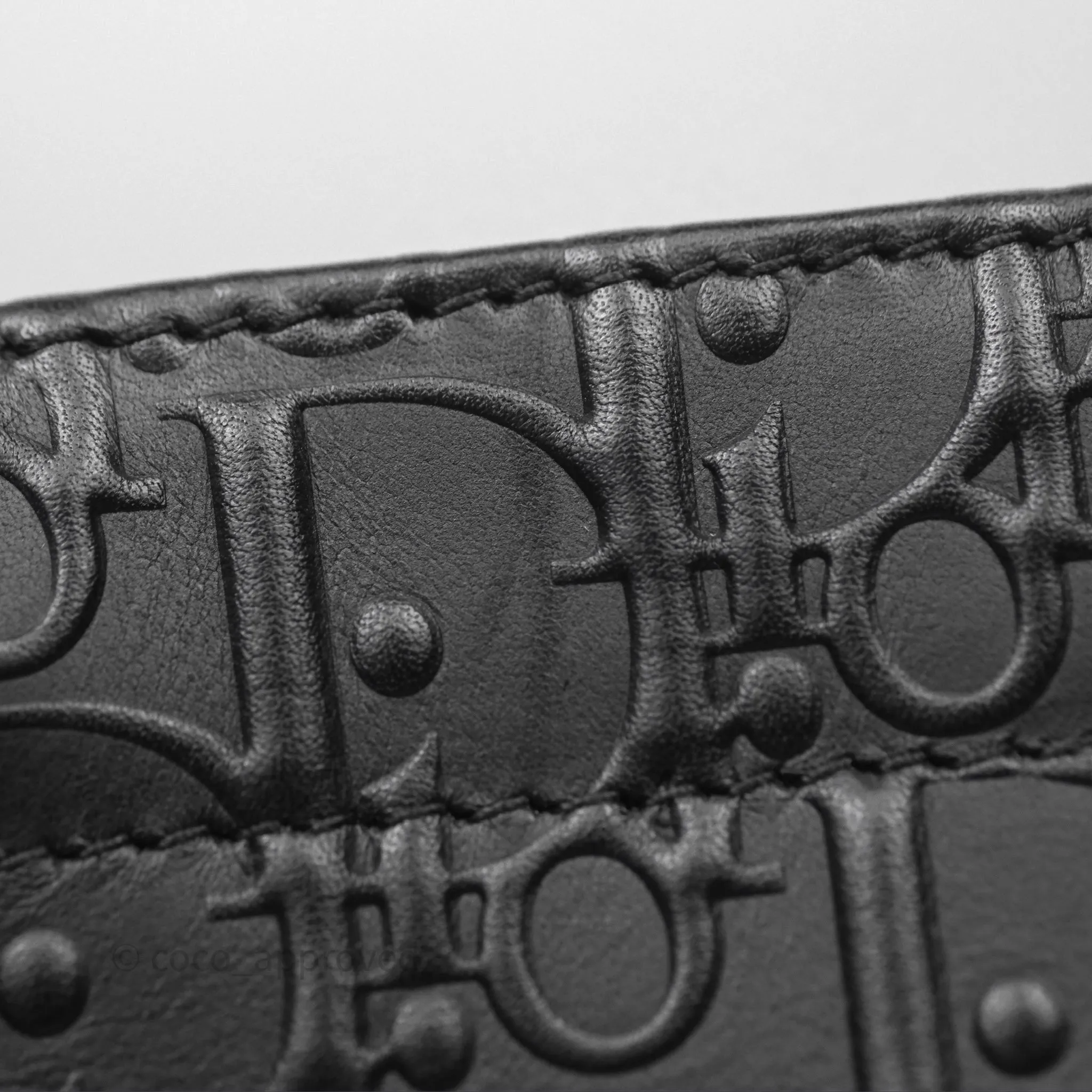 Christian Dior Medium Book Tote Black Calfskin