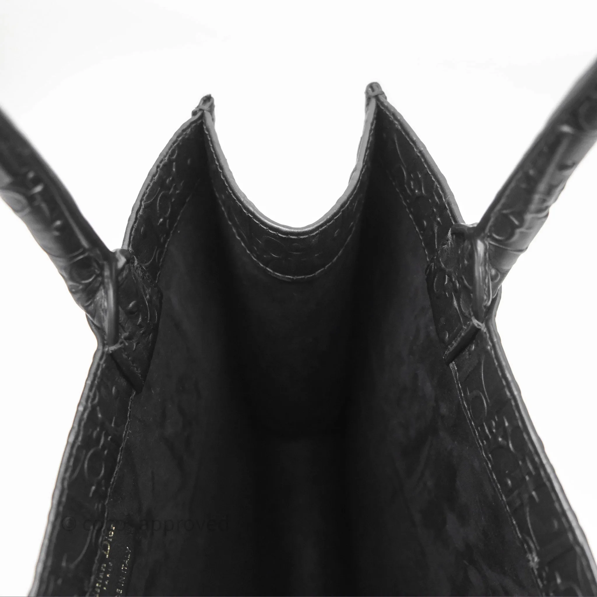 Christian Dior Medium Book Tote Black Calfskin