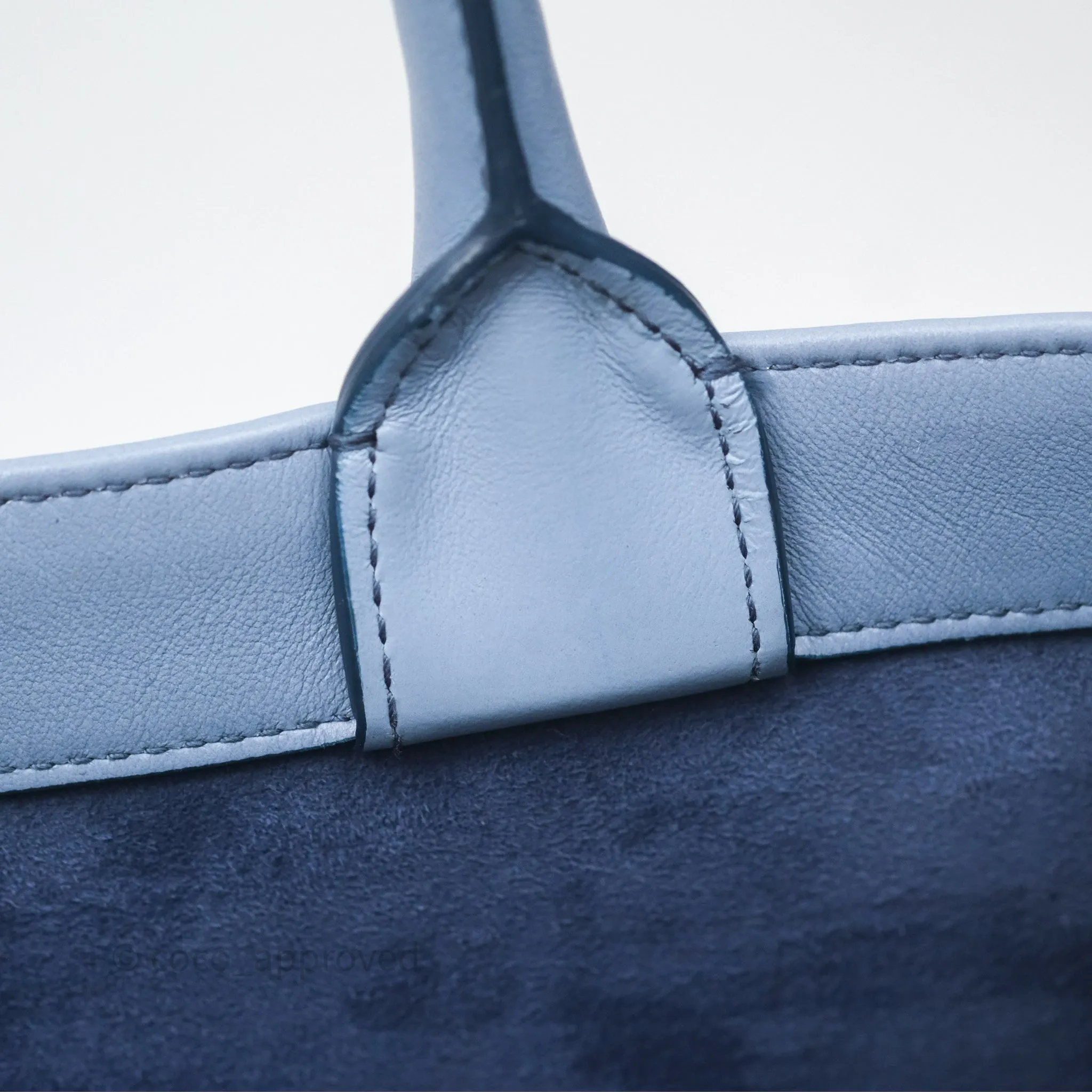 Christian Dior Medium Book Tote Blue Calfskin