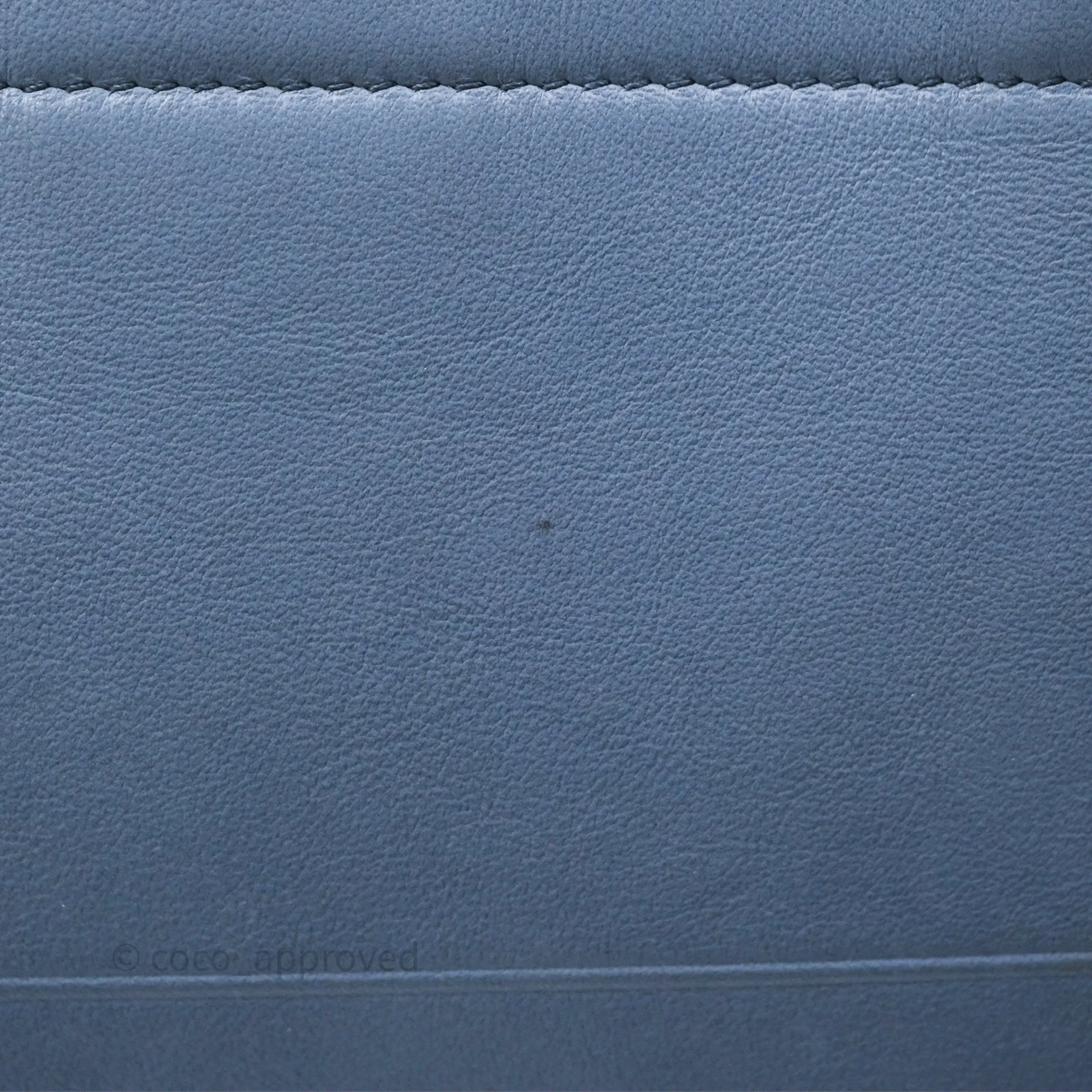 Christian Dior Medium Book Tote Blue Calfskin