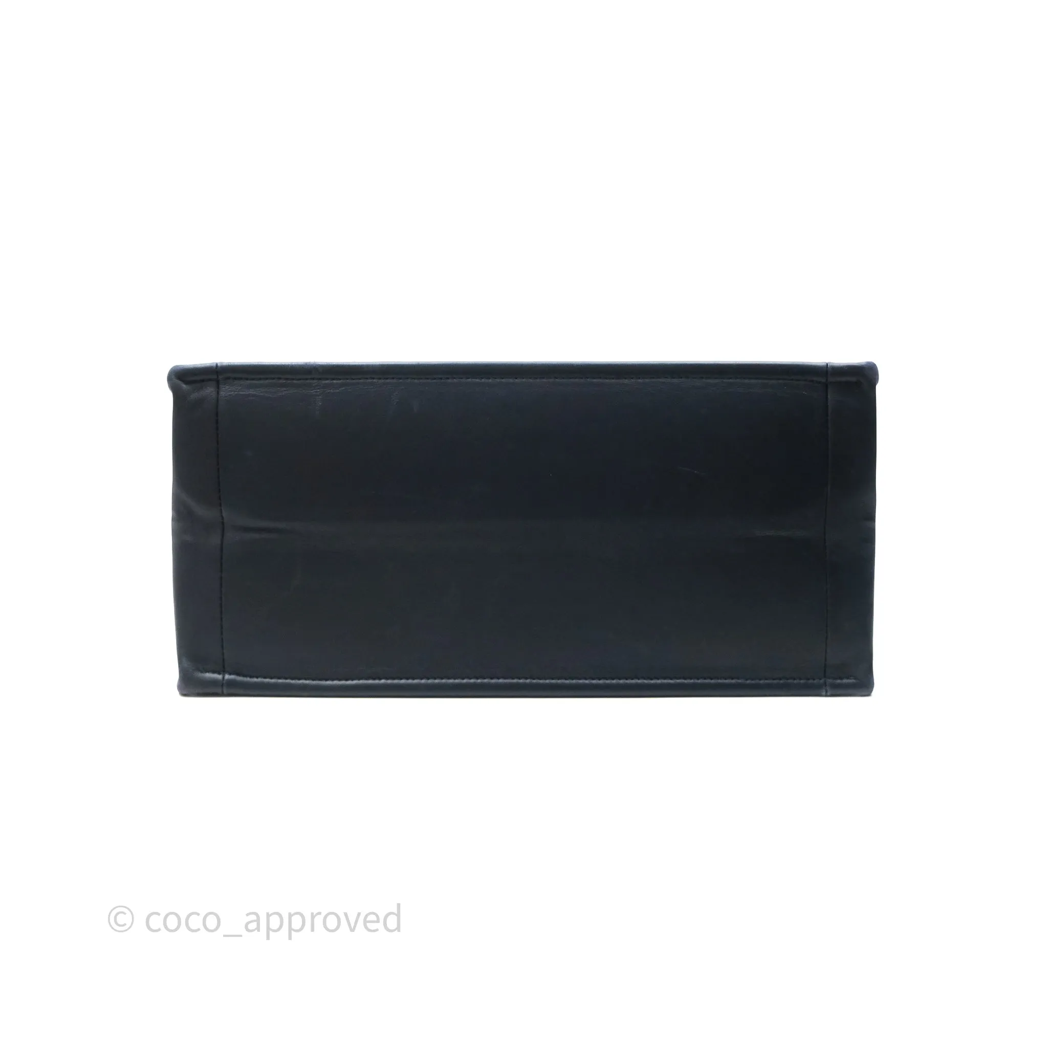Christian Dior Medium Book Tote Blue Calfskin