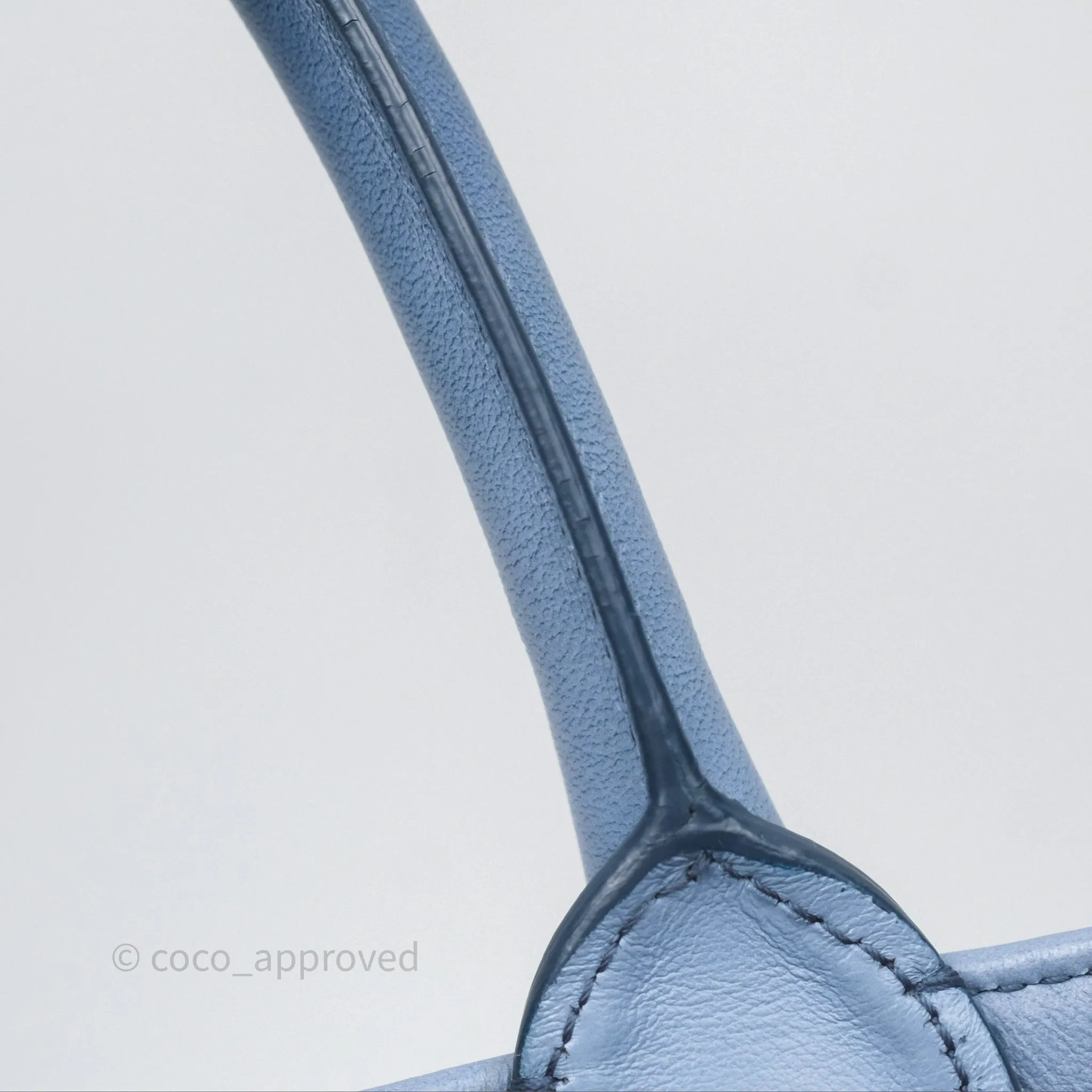 Christian Dior Medium Book Tote Blue Calfskin