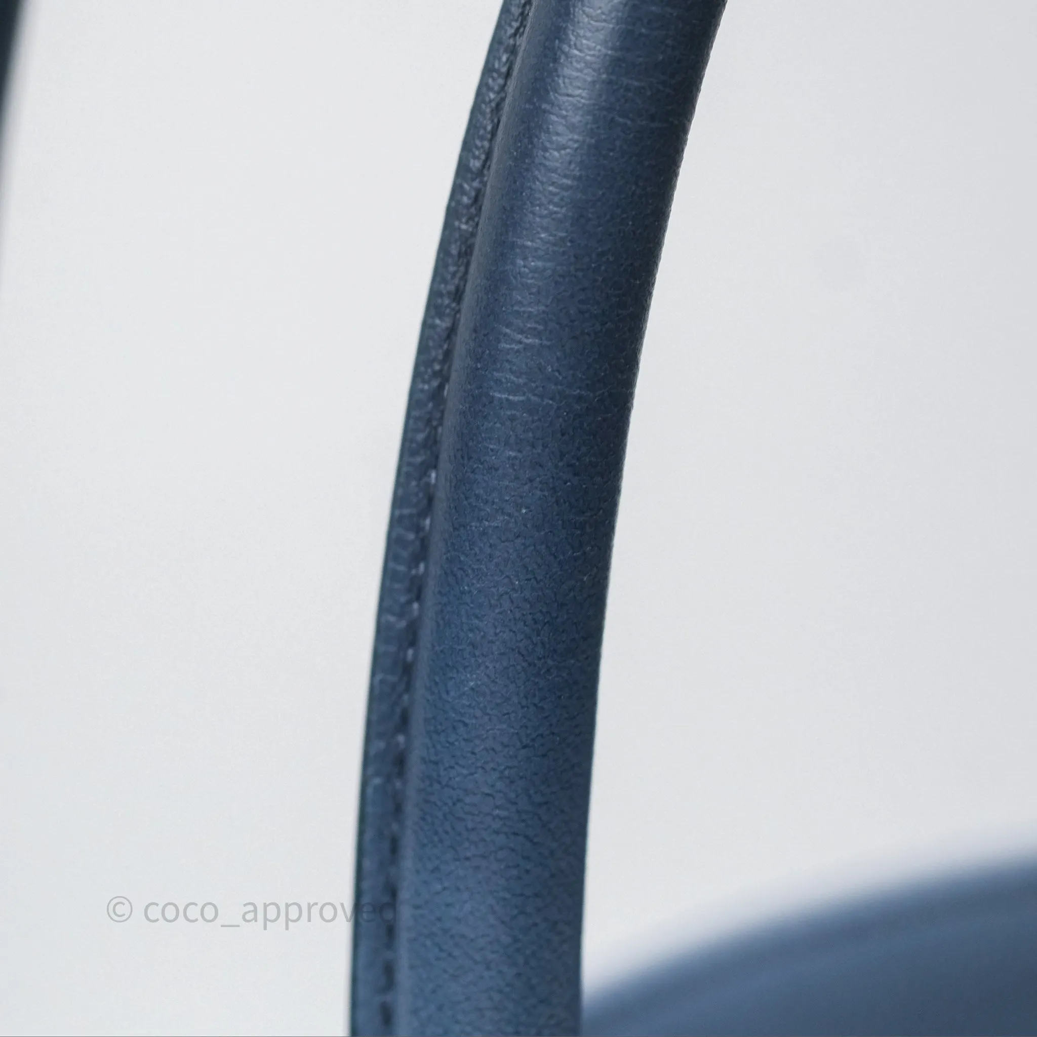 Christian Dior Medium Book Tote Blue Calfskin
