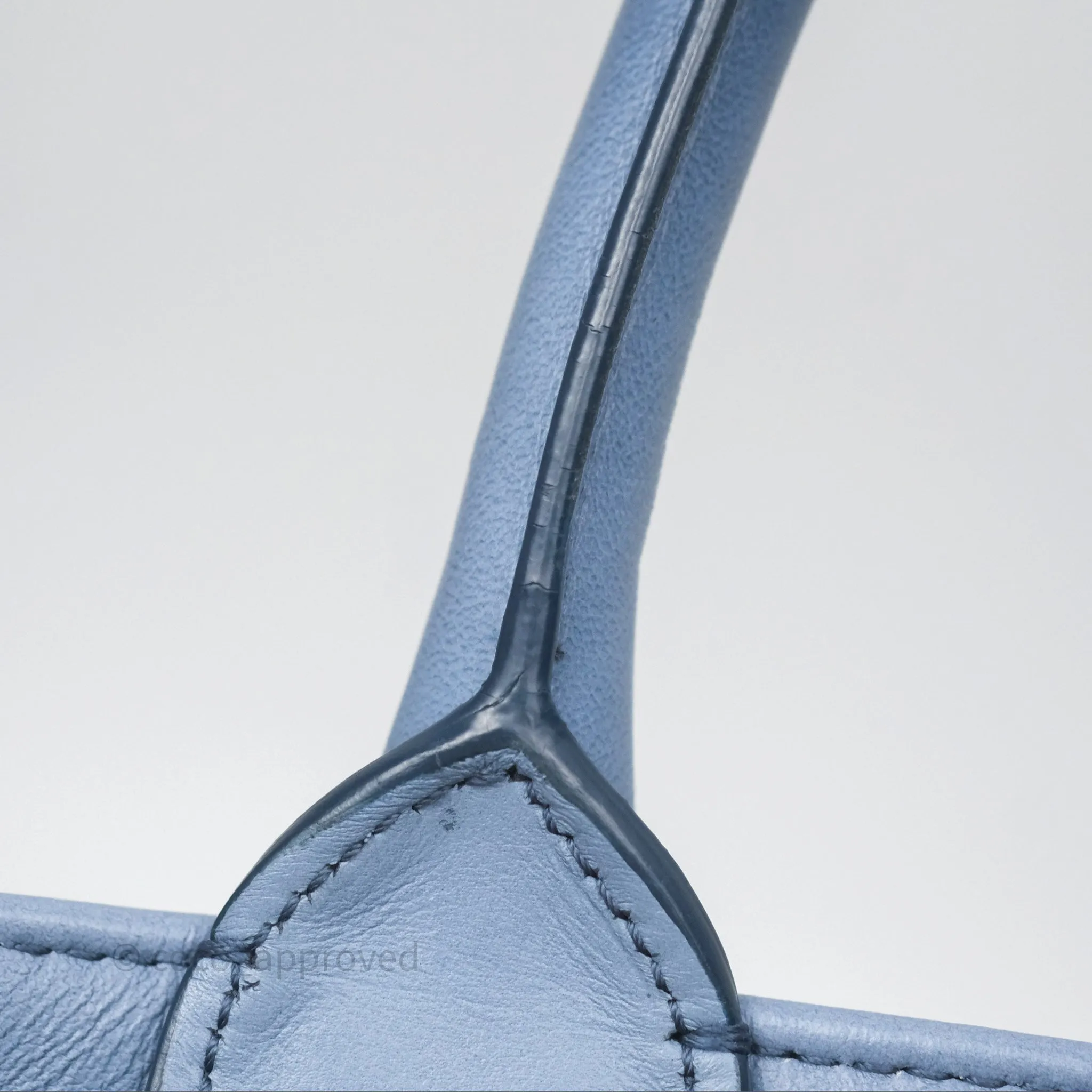 Christian Dior Medium Book Tote Blue Calfskin
