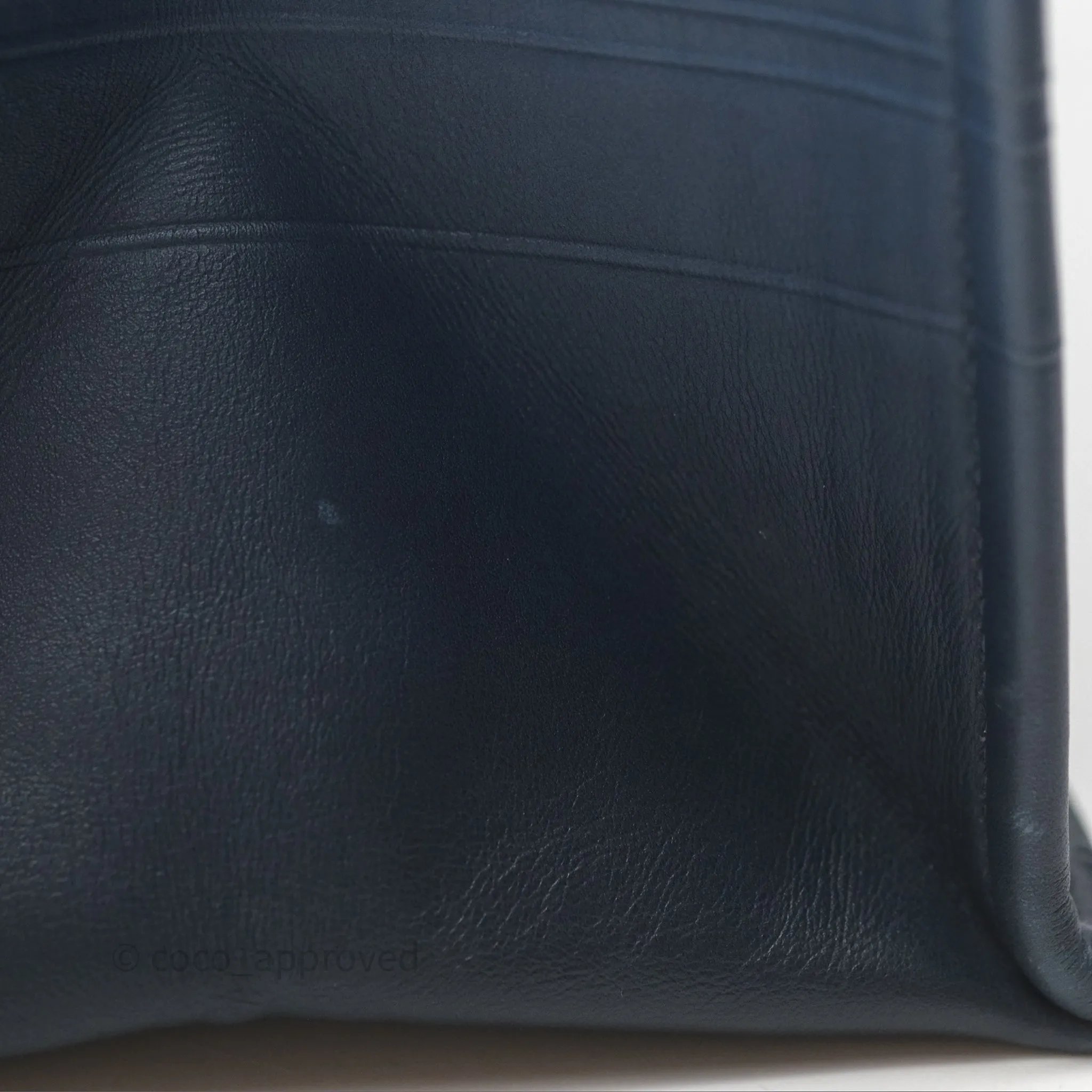 Christian Dior Medium Book Tote Blue Calfskin