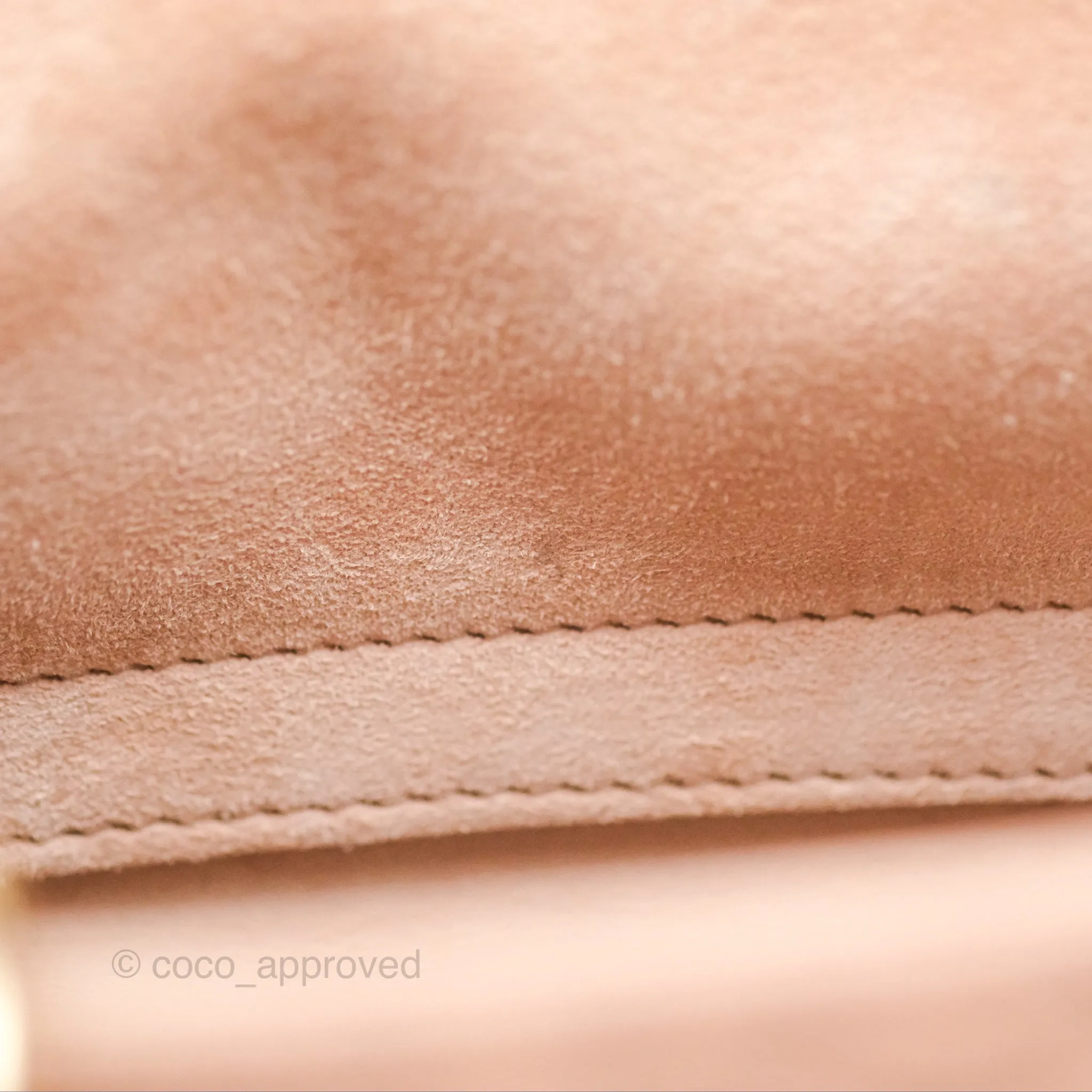 Christian Dior Medium Lady D-Joy Nude Pink Lambskin Heart Quilted
