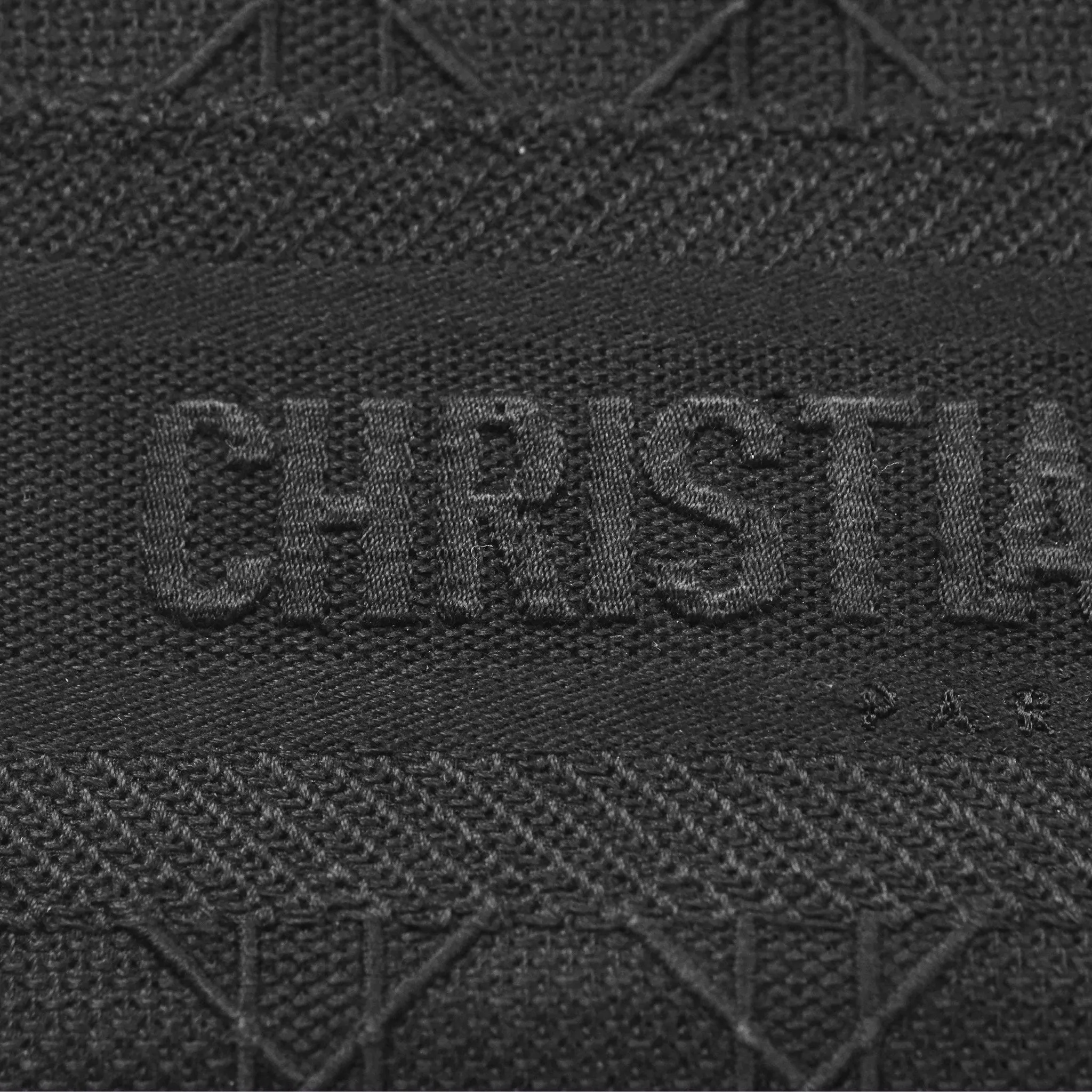 Christian Dior Medium Lady D-Lite Bag Black Cannage Embroidery Gold Hardware