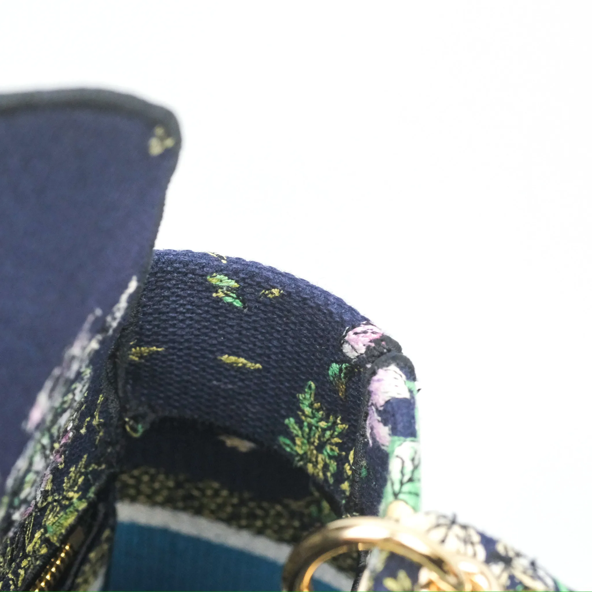 Christian Dior Medium Lady D-Lite Bag Blue Dior Multicolor Constellation Embroidered