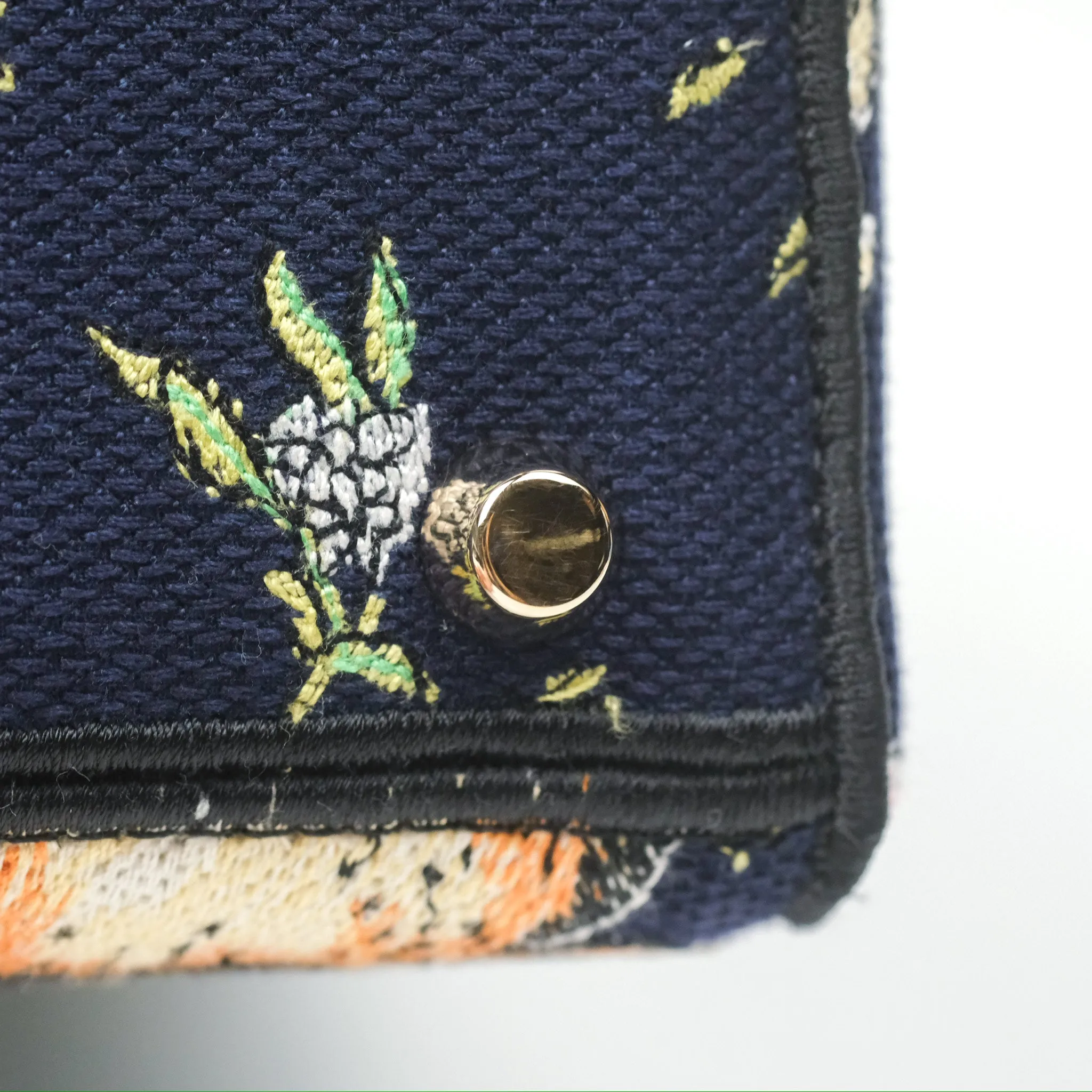 Christian Dior Medium Lady D-Lite Bag Blue Dior Multicolor Constellation Embroidered