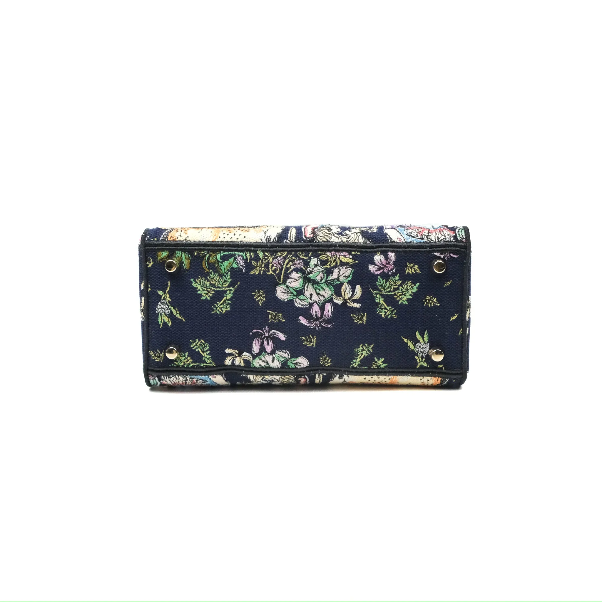 Christian Dior Medium Lady D-Lite Bag Blue Dior Multicolor Constellation Embroidered