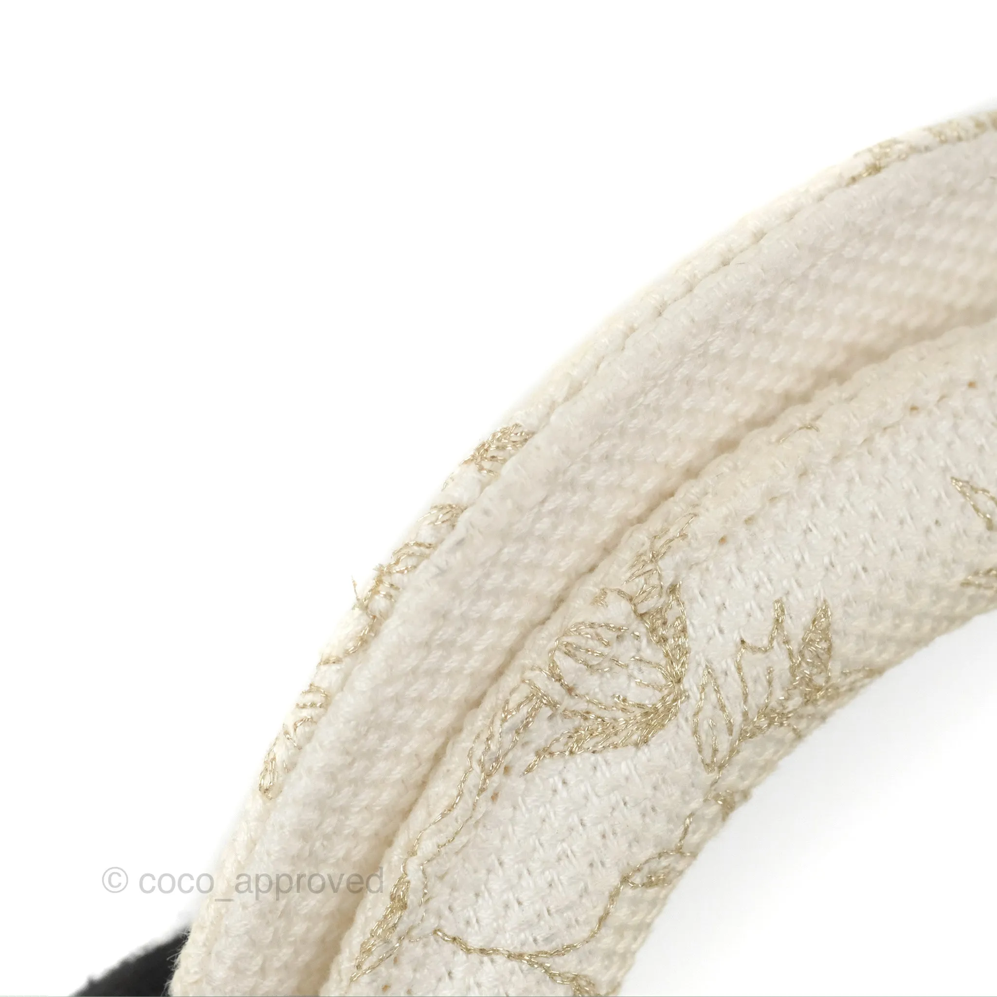 Christian Dior Medium Lady D-Lite Bag Dior Jardin d'Hiver Embroidery White
