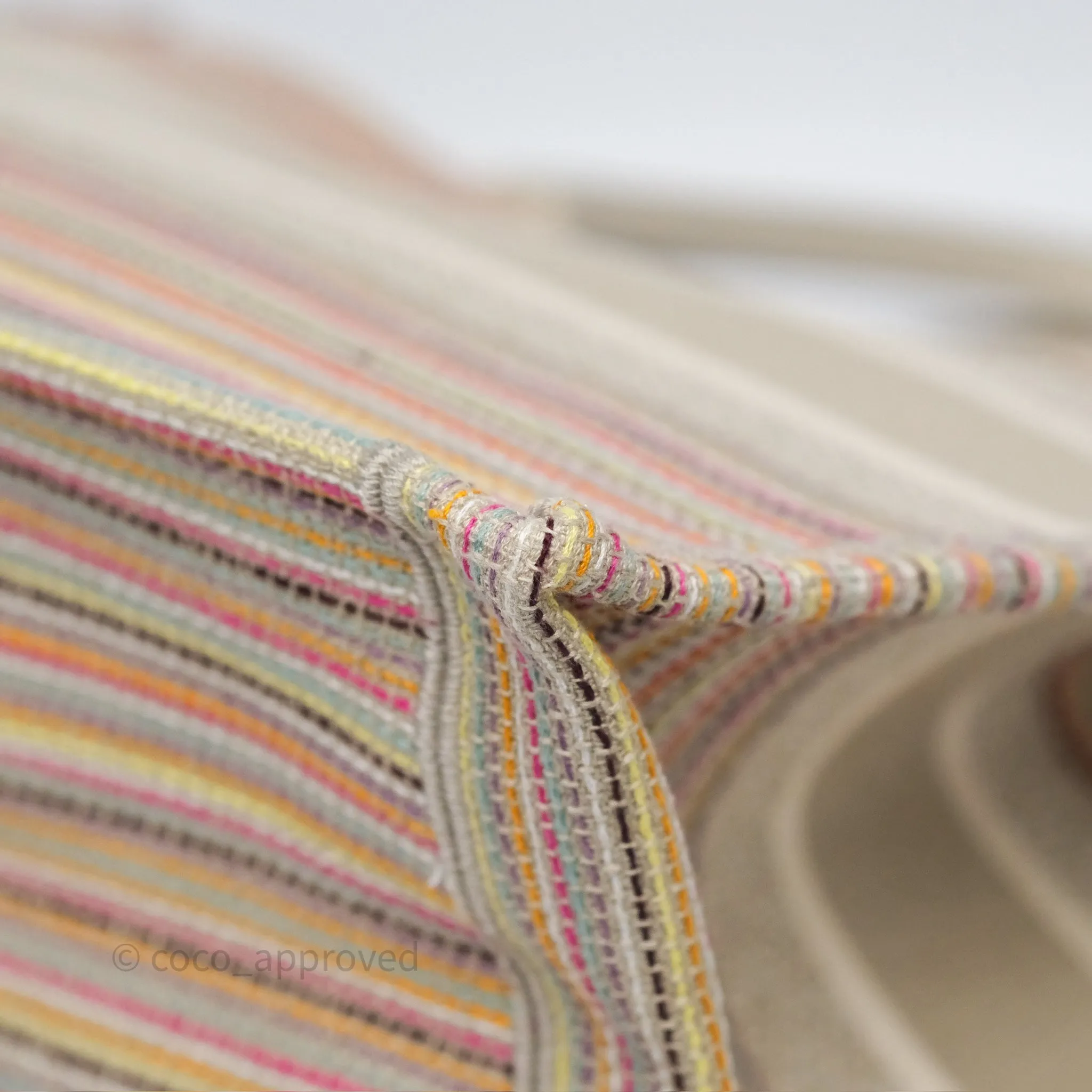 Christian Dior Medium Rainbow Book Tote Canvas