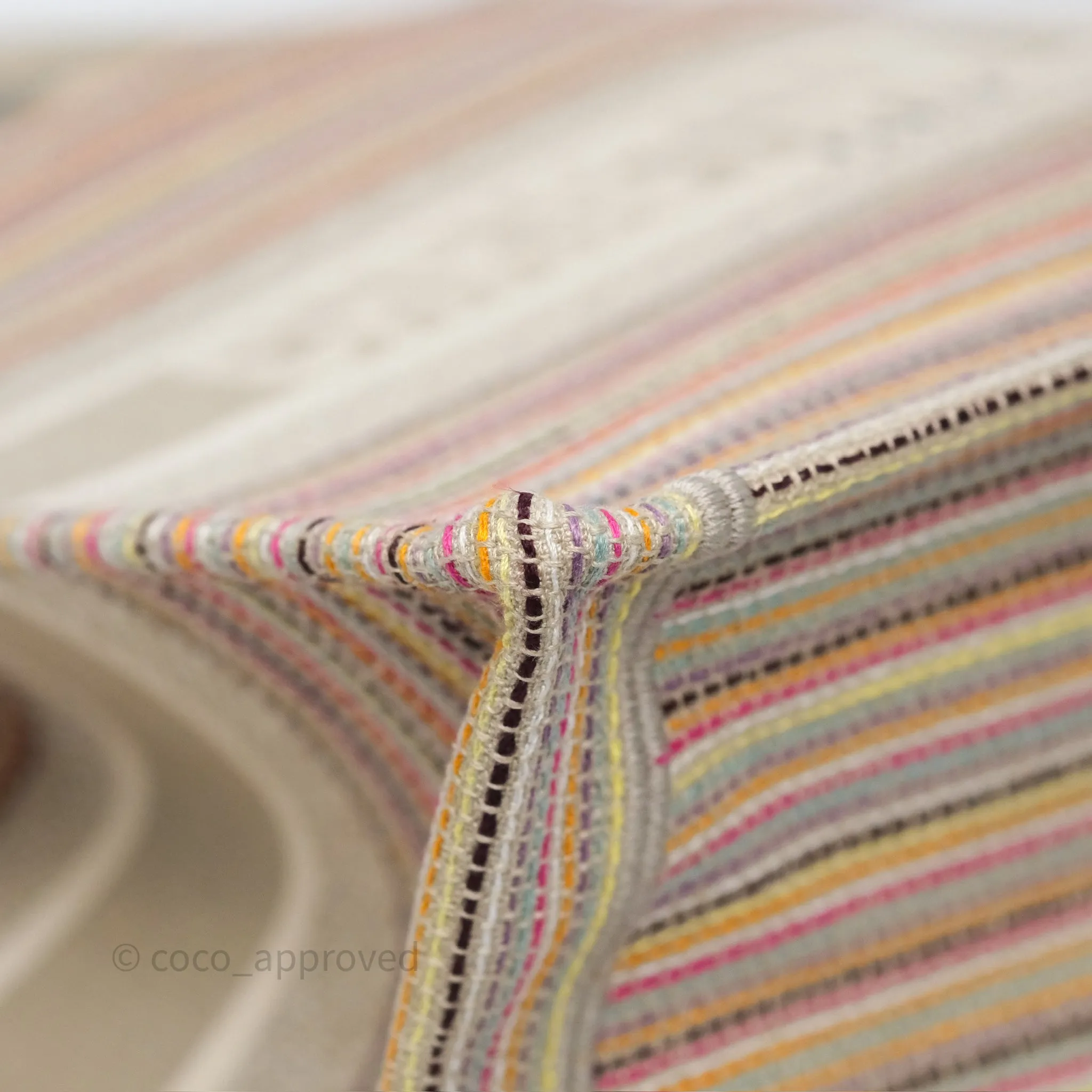 Christian Dior Medium Rainbow Book Tote Canvas