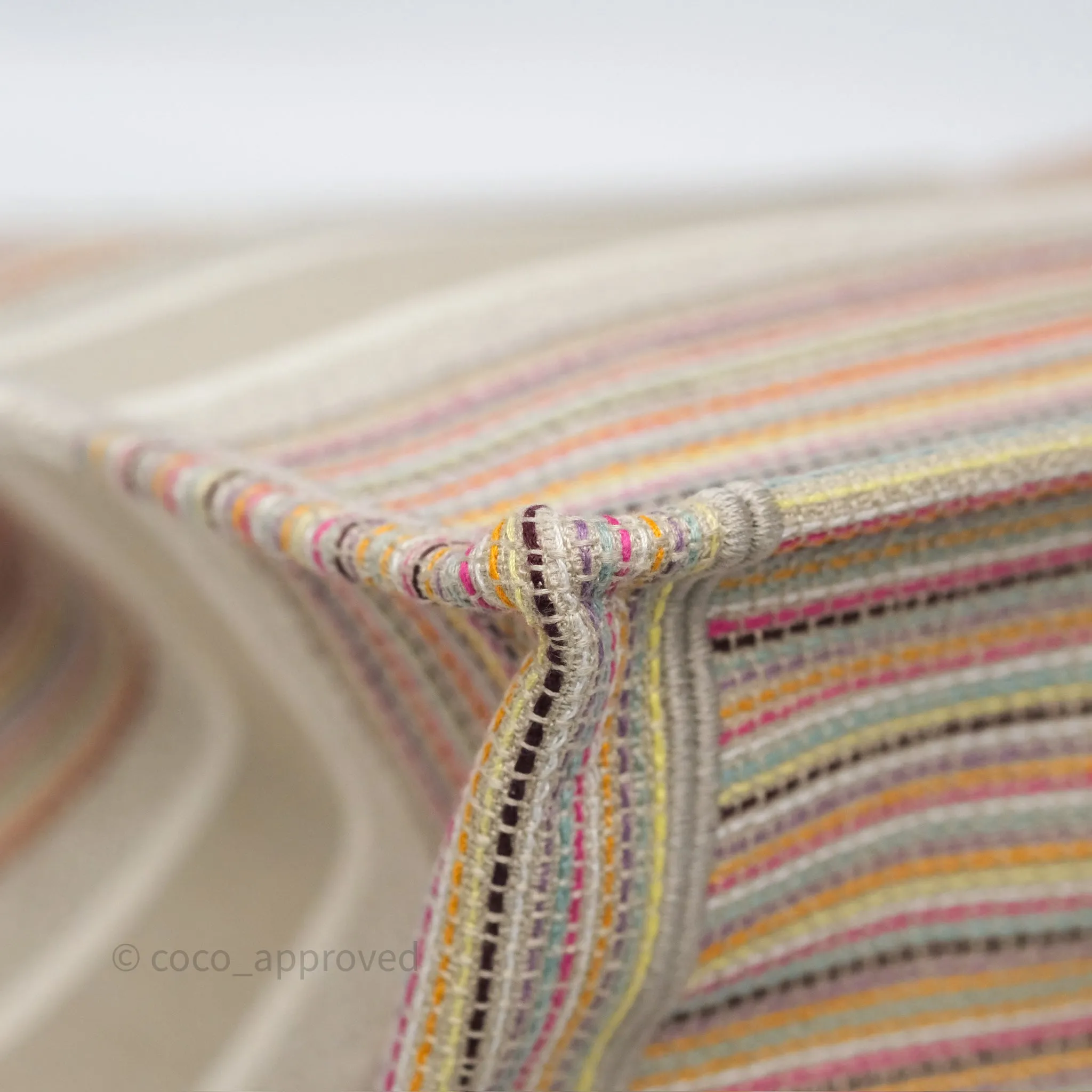 Christian Dior Medium Rainbow Book Tote Canvas